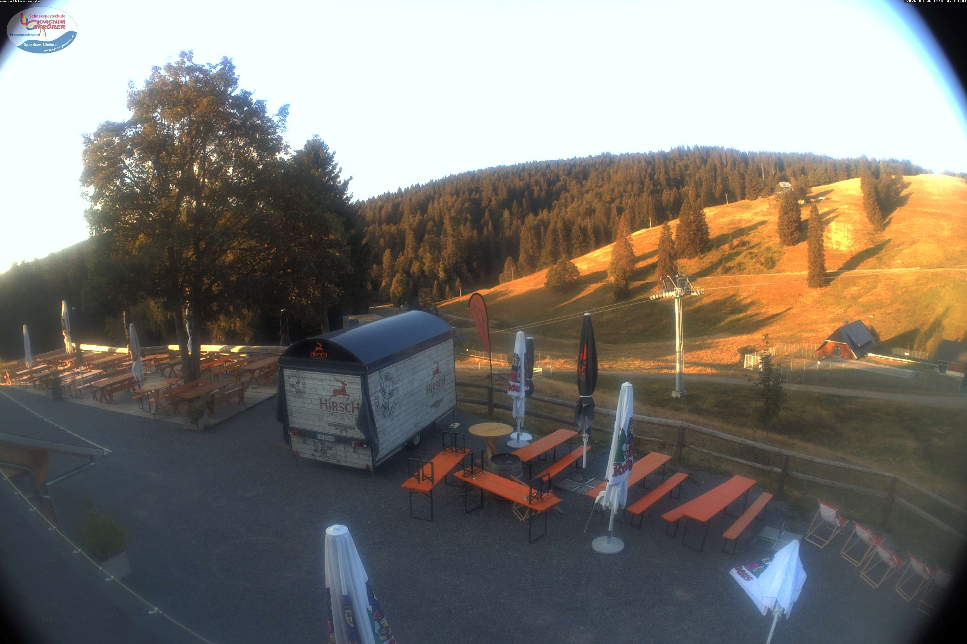 Archiv Foto Webcam Menzenschwander Hütte, Schwarzwald