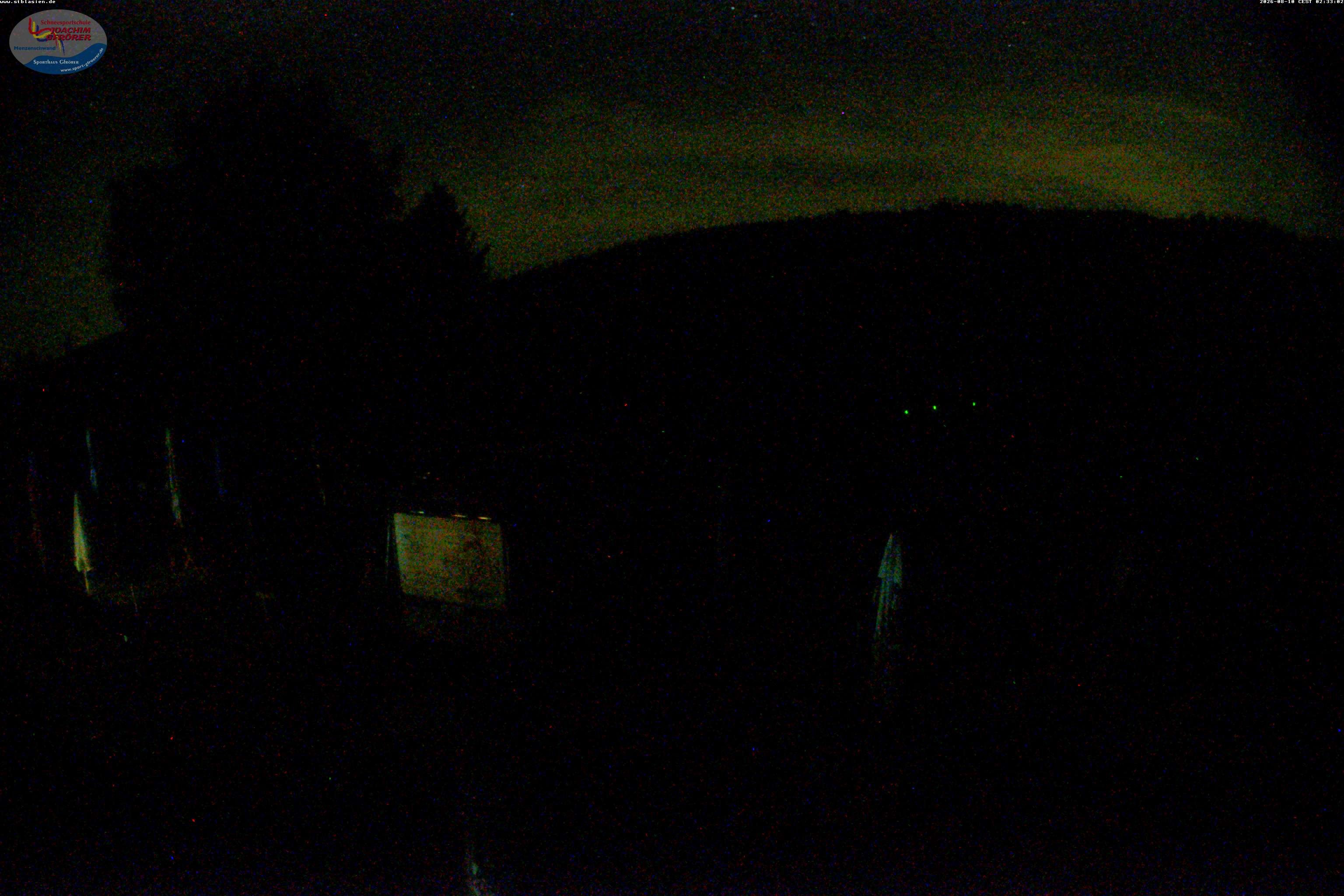 Archiv Foto Webcam Menzenschwander Hütte, Schwarzwald