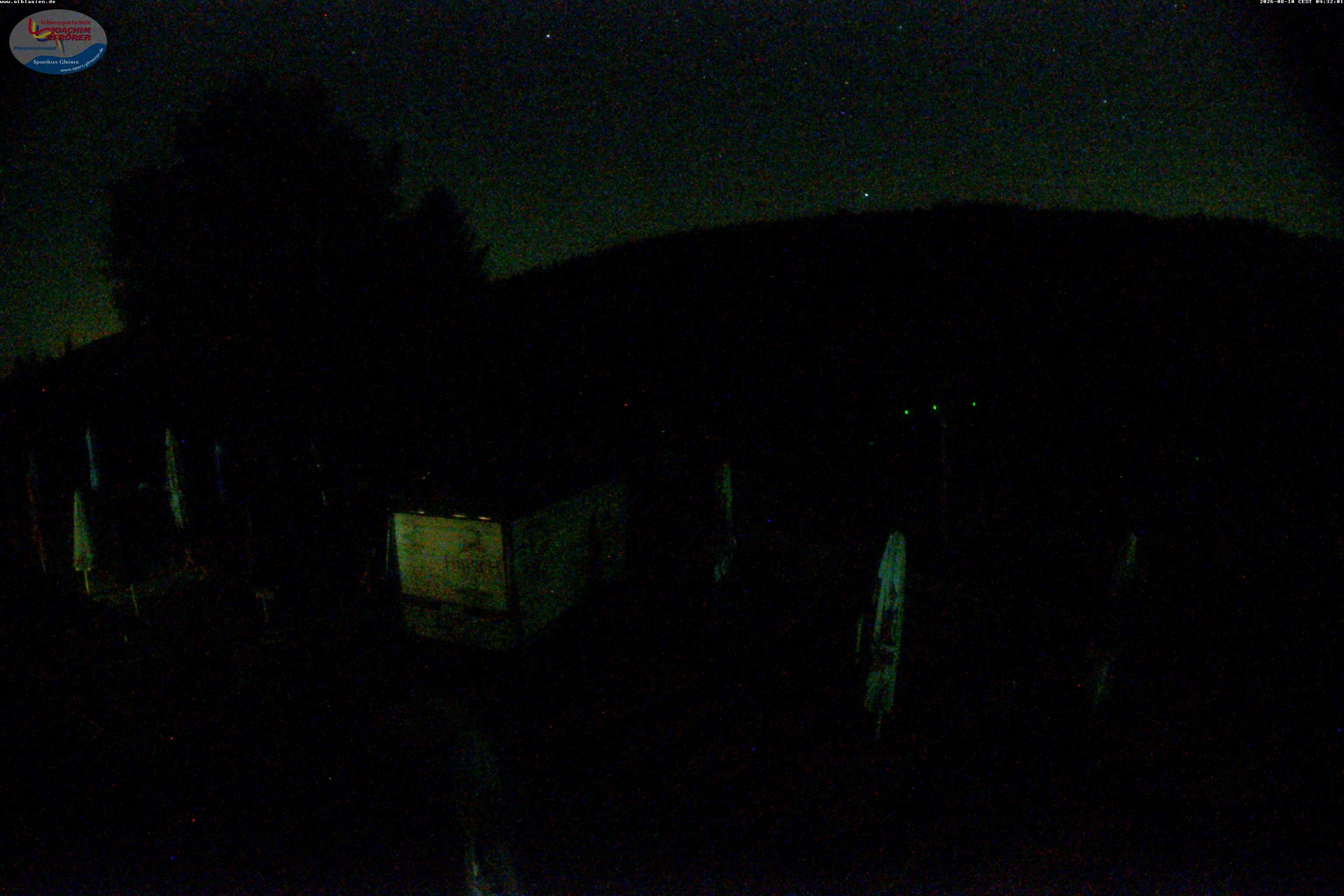 Archiv Foto Webcam Menzenschwander Hütte, Schwarzwald