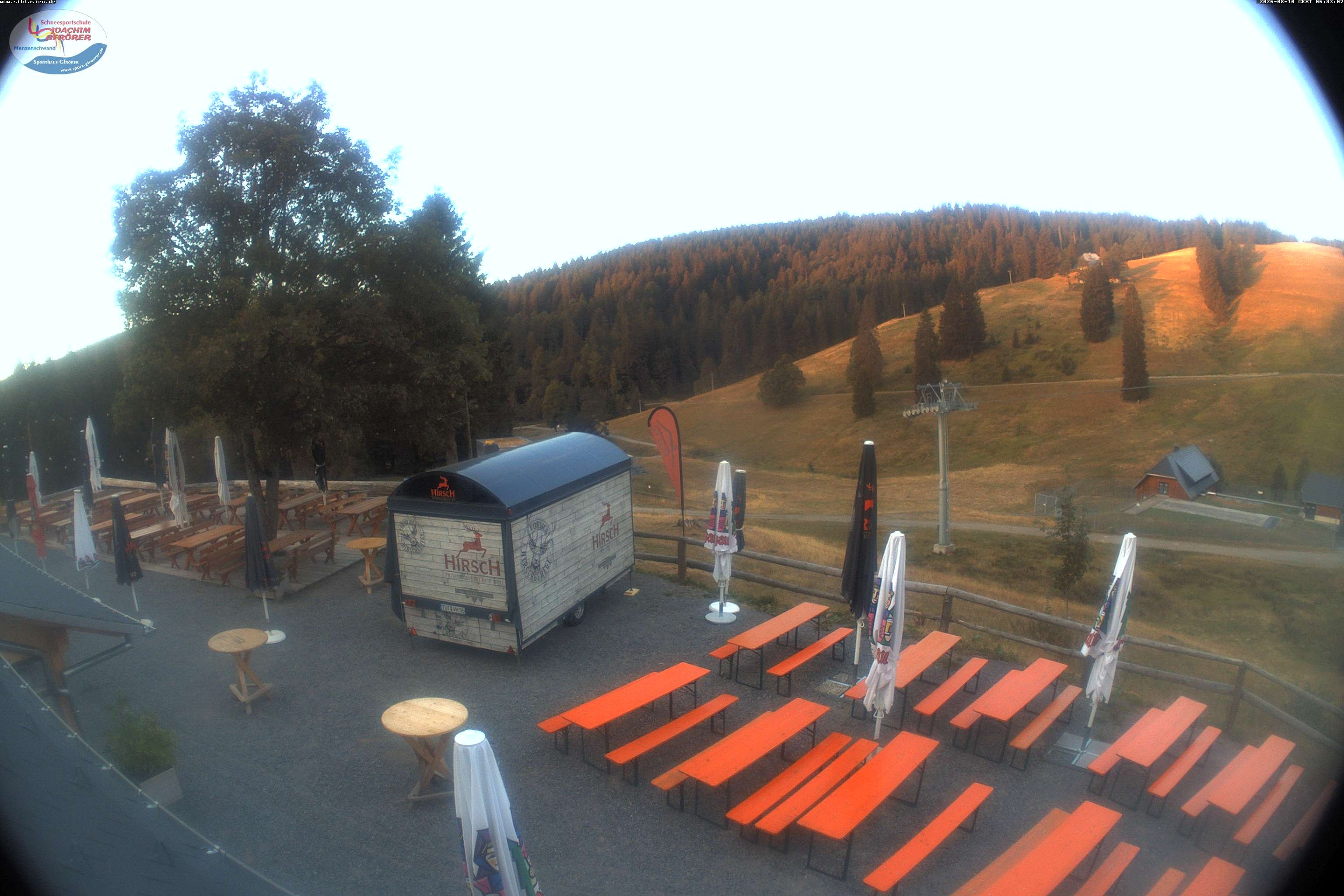 Archiv Foto Webcam Menzenschwander Hütte, Schwarzwald