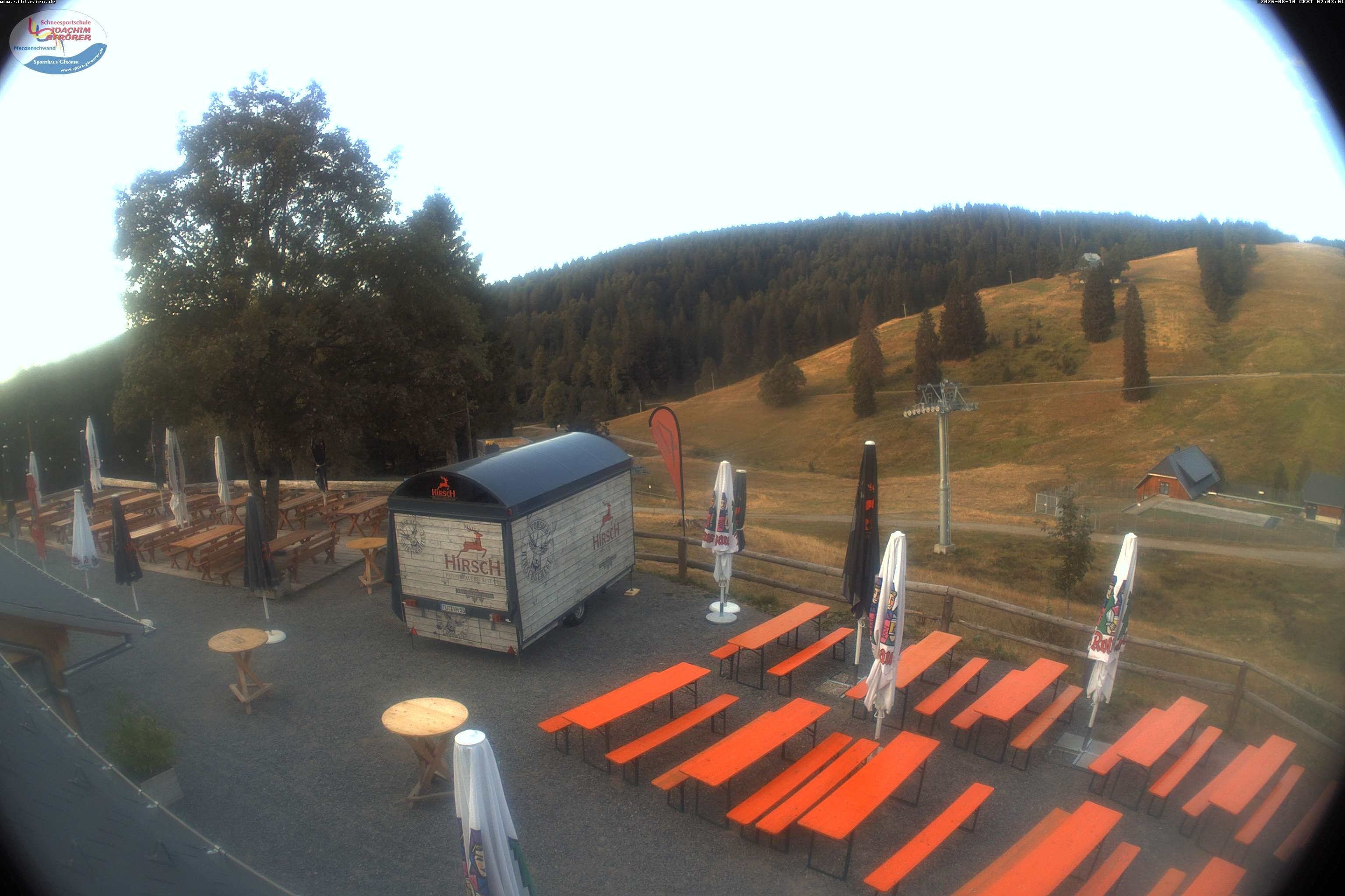 Archiv Foto Webcam Menzenschwander Hütte, Schwarzwald