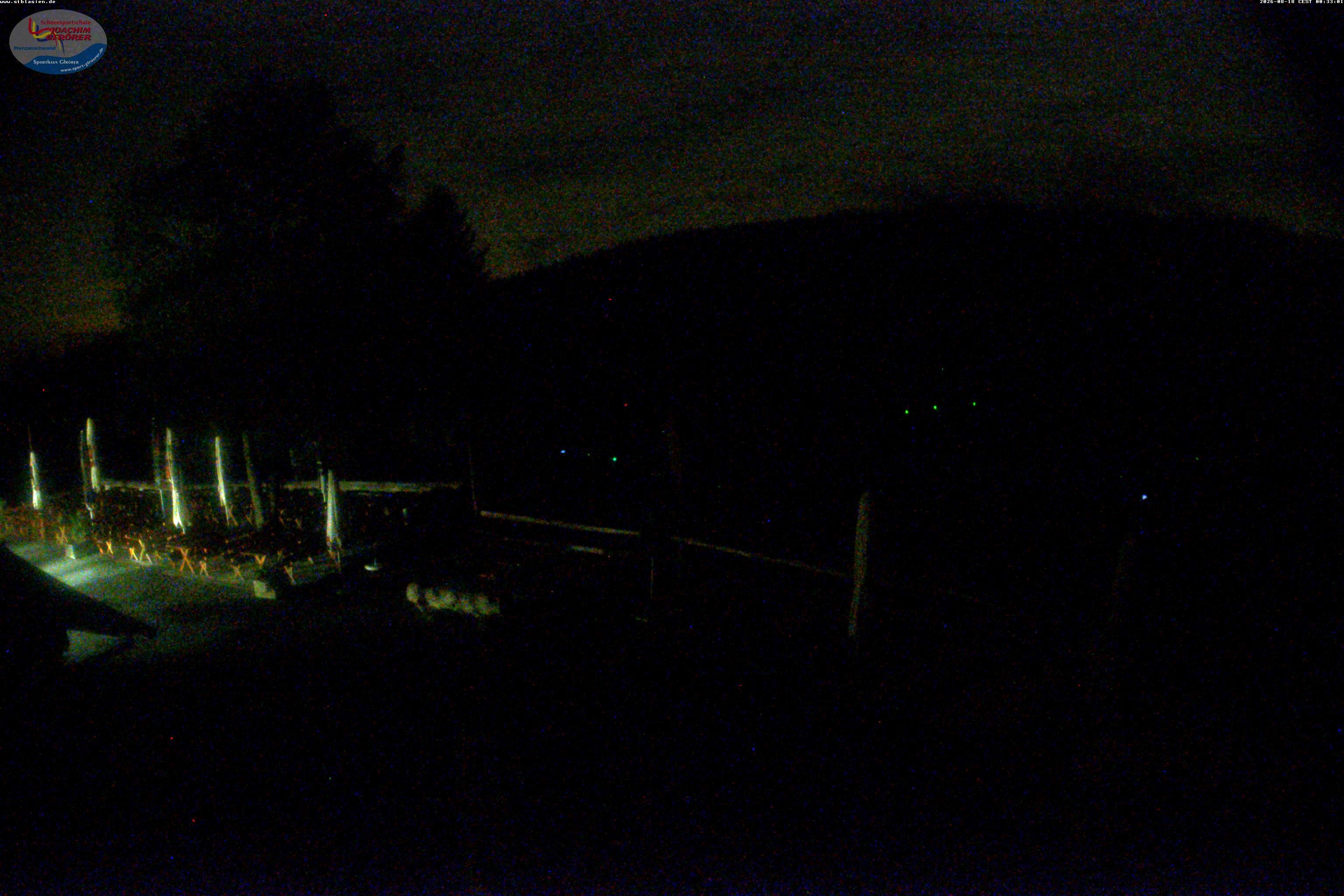 Archiv Foto Webcam Menzenschwander Hütte, Schwarzwald