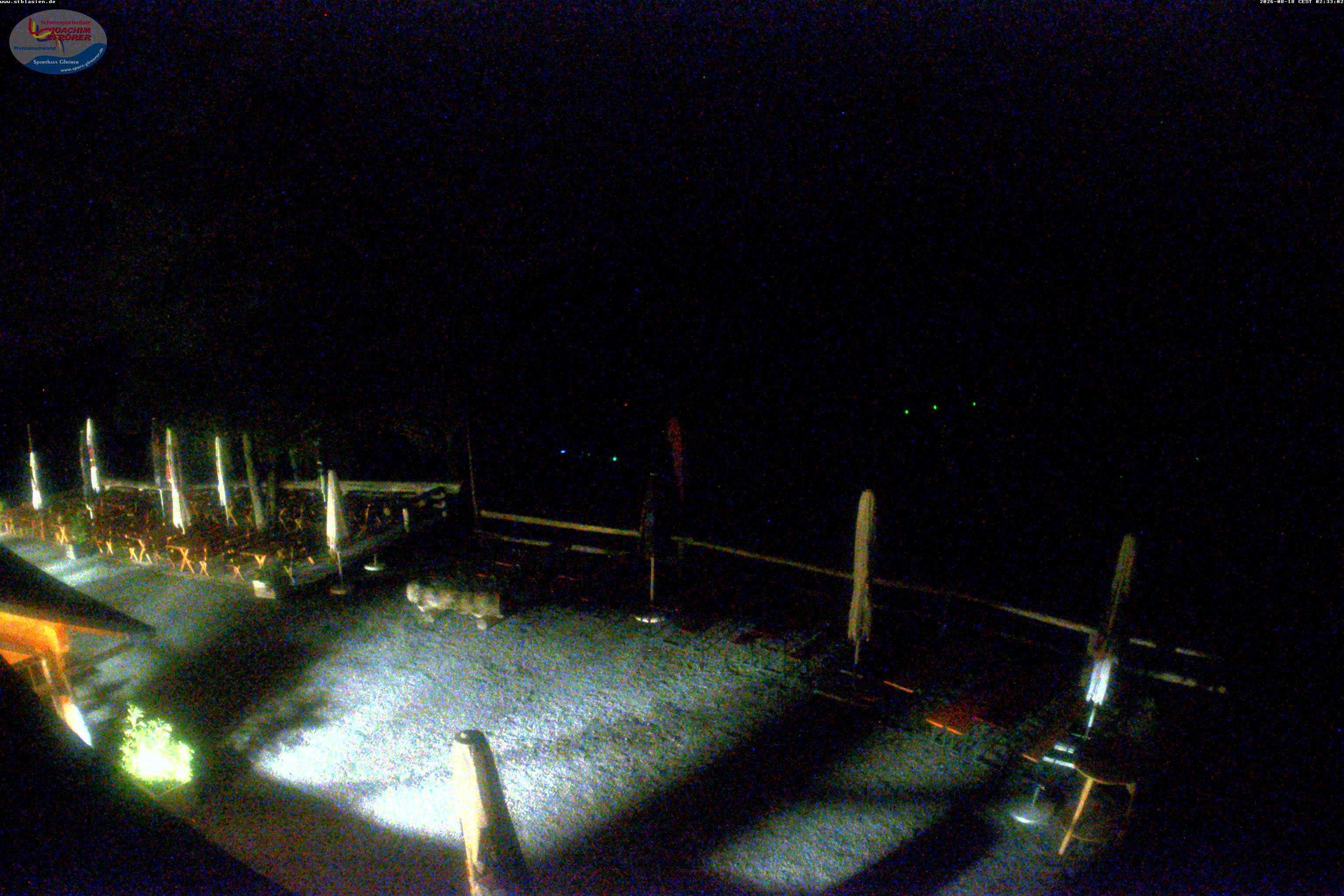 Archiv Foto Webcam Menzenschwander Hütte, Schwarzwald