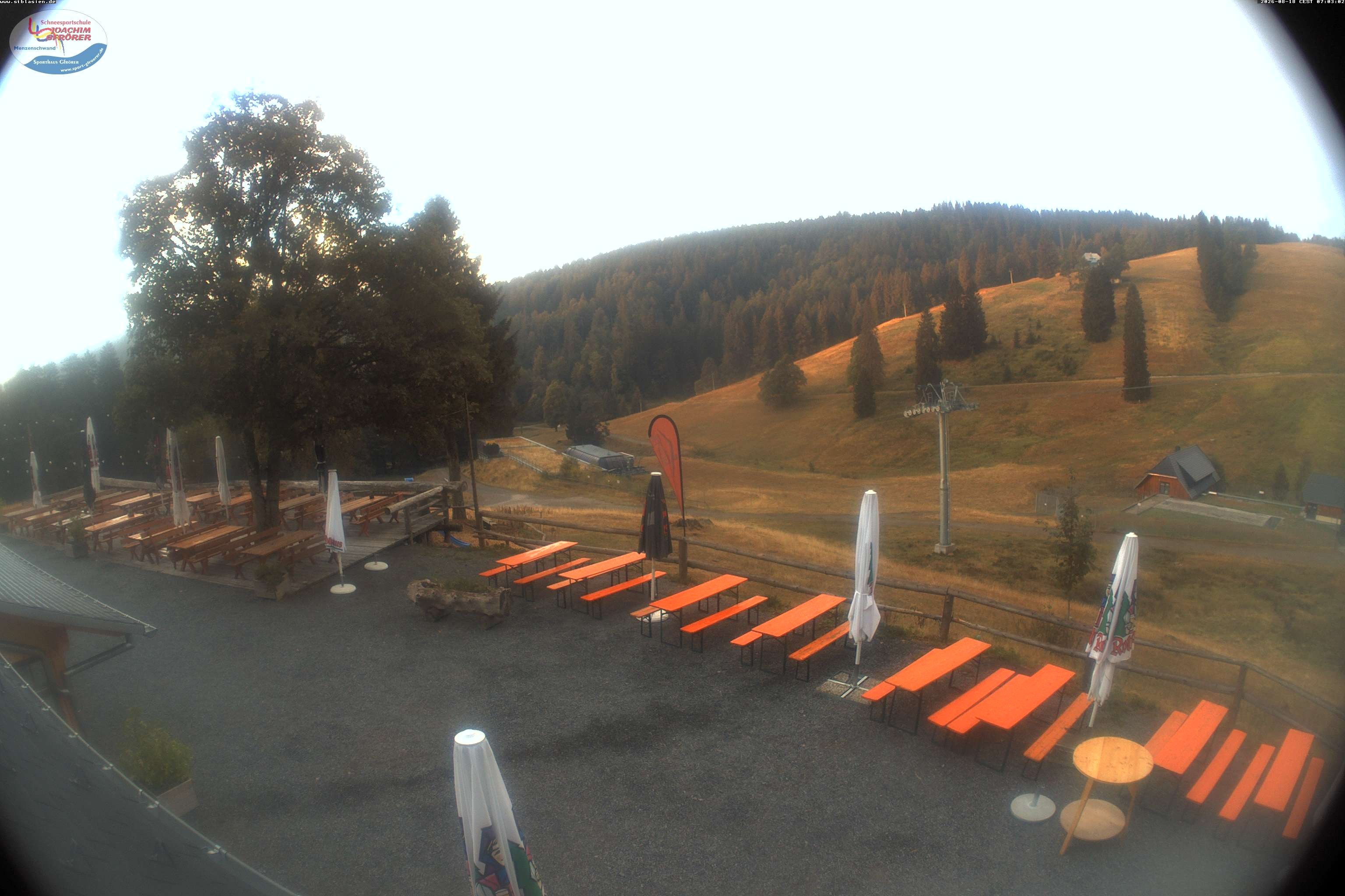 Archiv Foto Webcam Menzenschwander Hütte, Schwarzwald