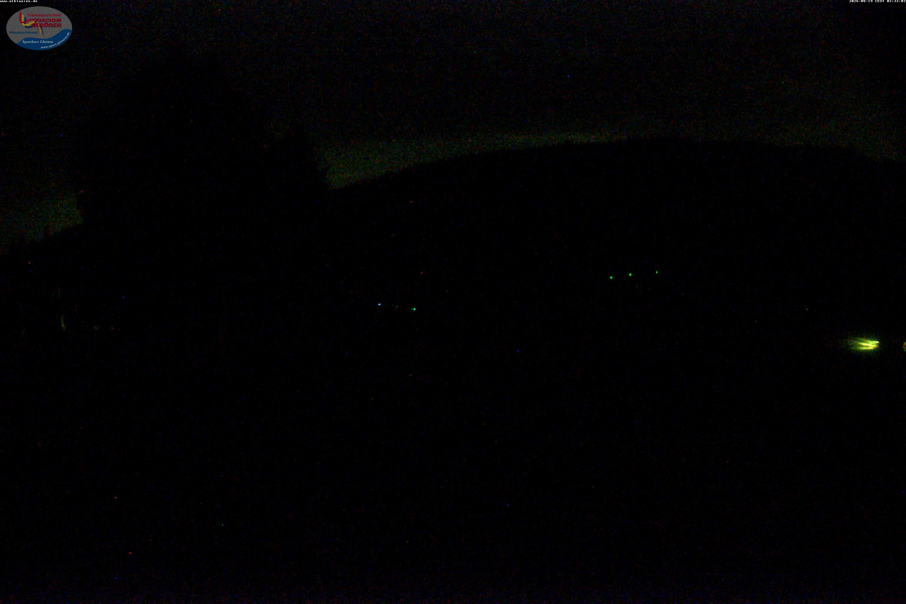Archiv Foto Webcam Menzenschwander Hütte, Schwarzwald