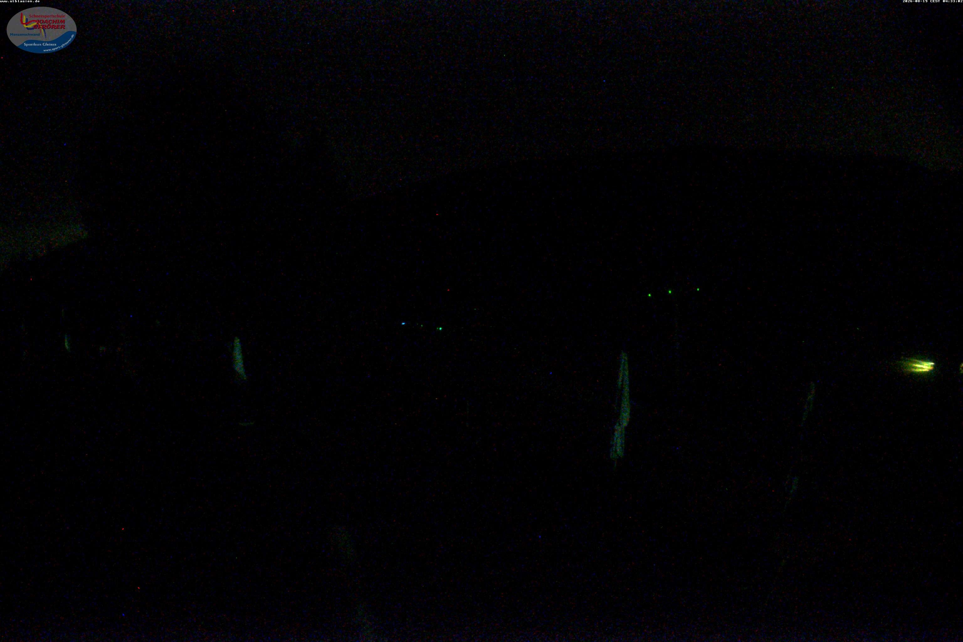 Archiv Foto Webcam Menzenschwander Hütte, Schwarzwald