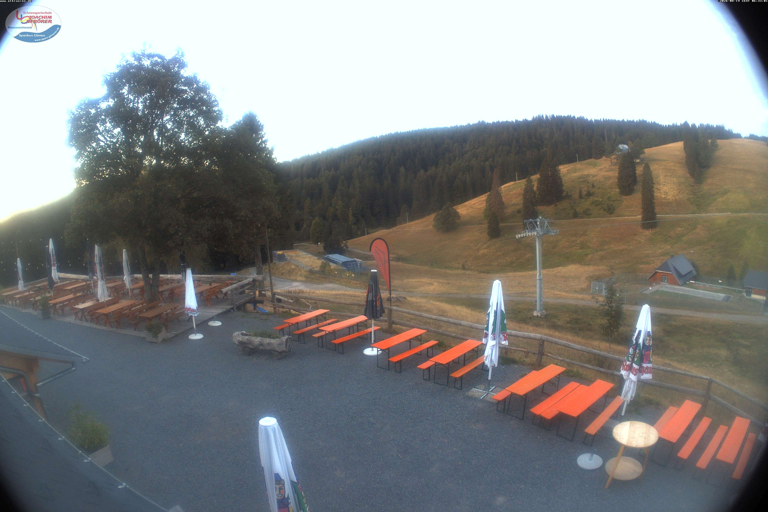 Archiv Foto Webcam Menzenschwander Hütte, Schwarzwald