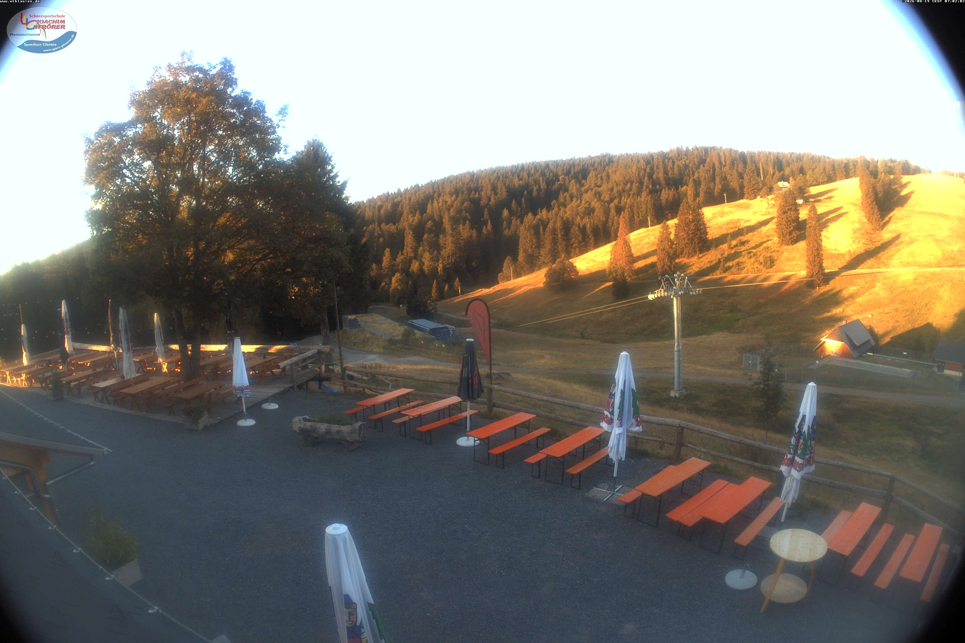 Archiv Foto Webcam Menzenschwander Hütte, Schwarzwald