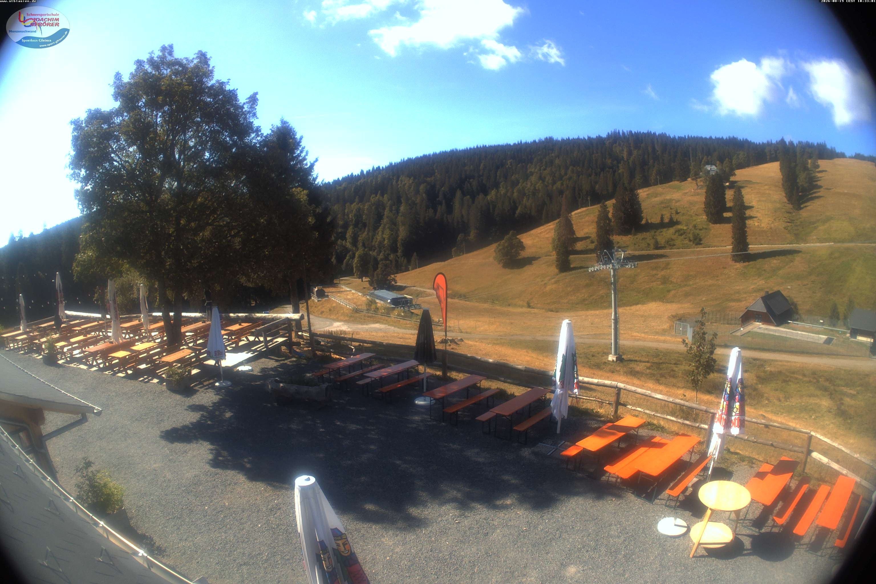 Archiv Foto Webcam Menzenschwander Hütte, Schwarzwald