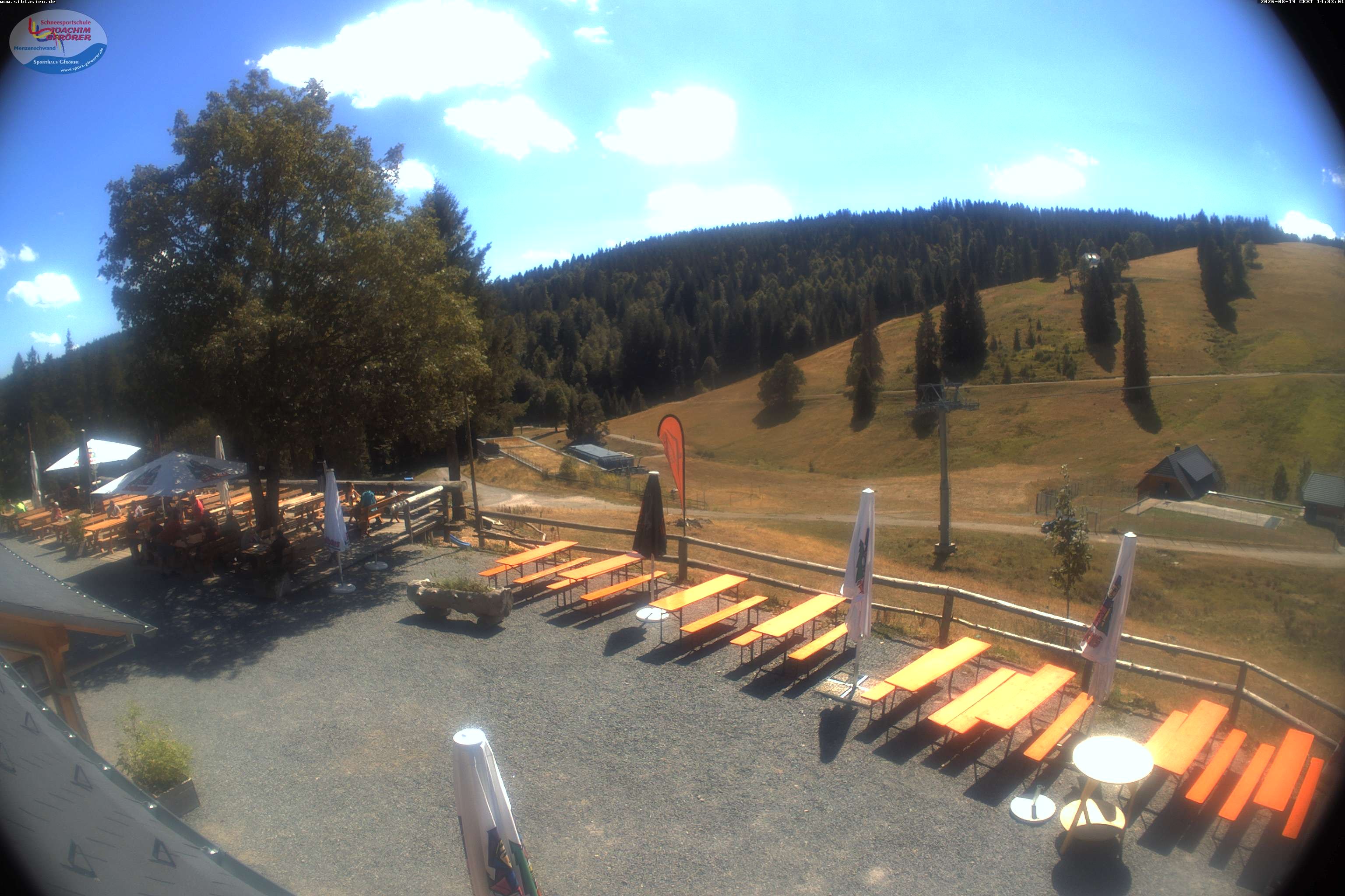 Archiv Foto Webcam Menzenschwander Hütte, Schwarzwald