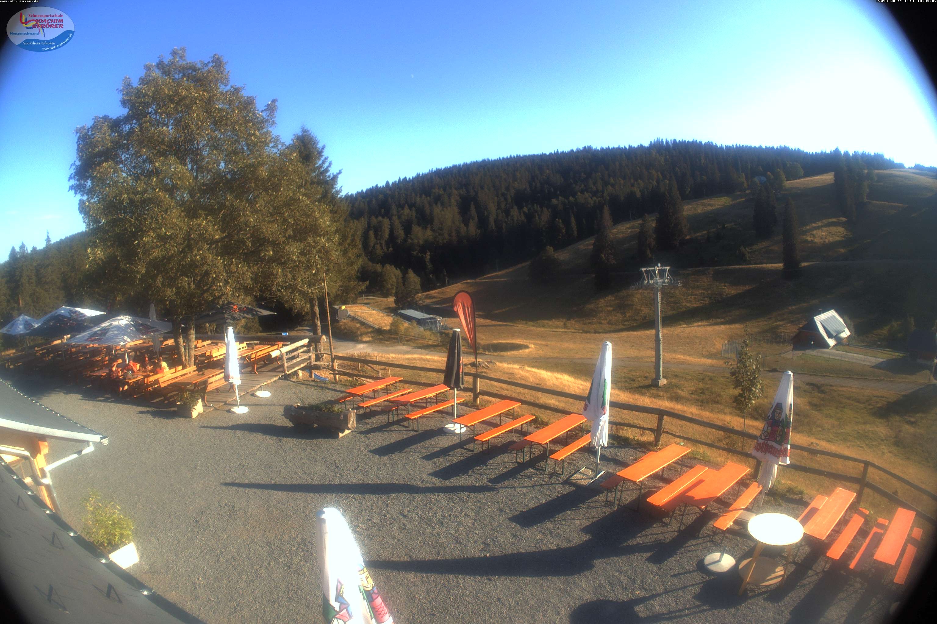 Archiv Foto Webcam Menzenschwander Hütte, Schwarzwald