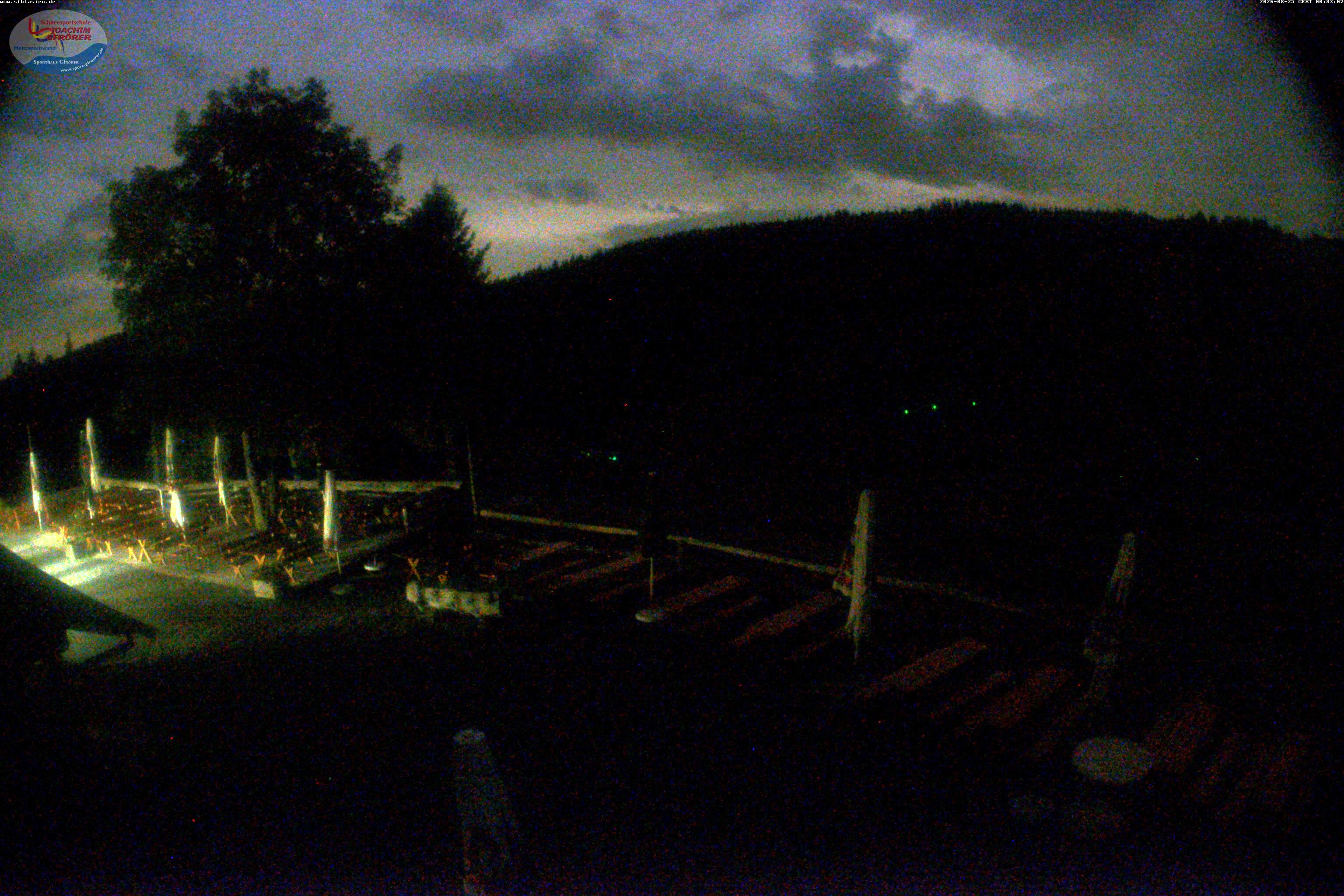 Archiv Foto Webcam Menzenschwander Hütte, Schwarzwald