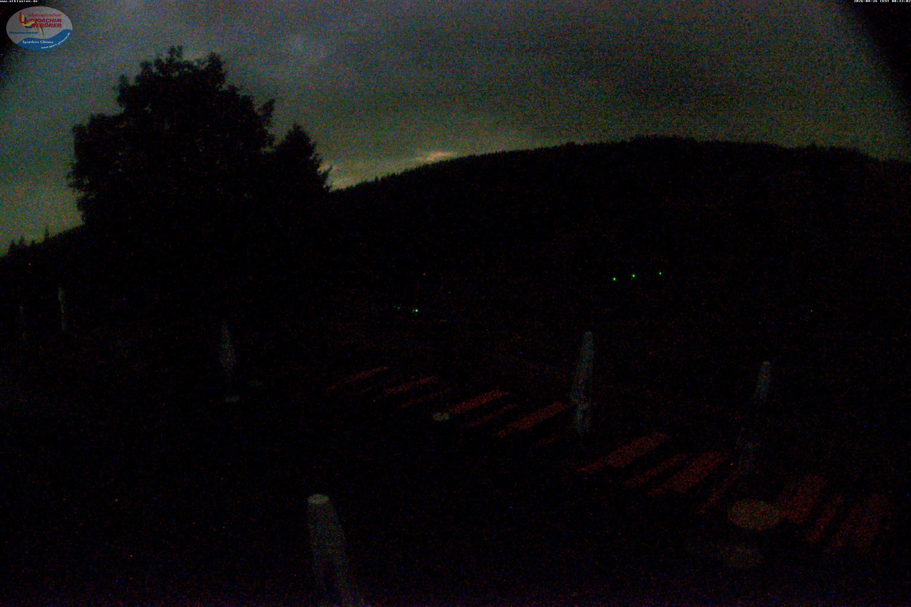 Archived image Webcam Mountain hut Menzenschwand