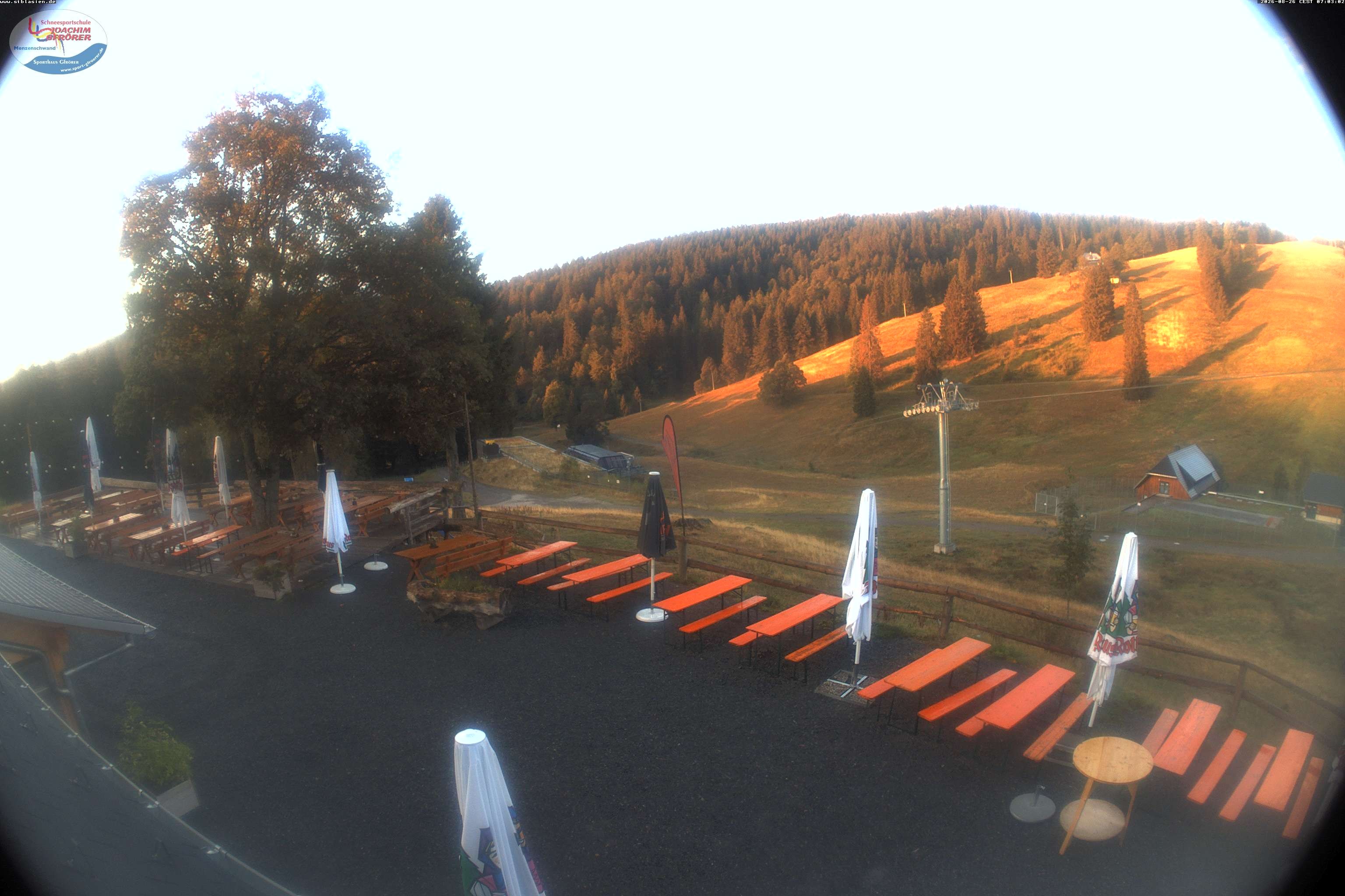 Archived image Webcam Mountain hut Menzenschwand