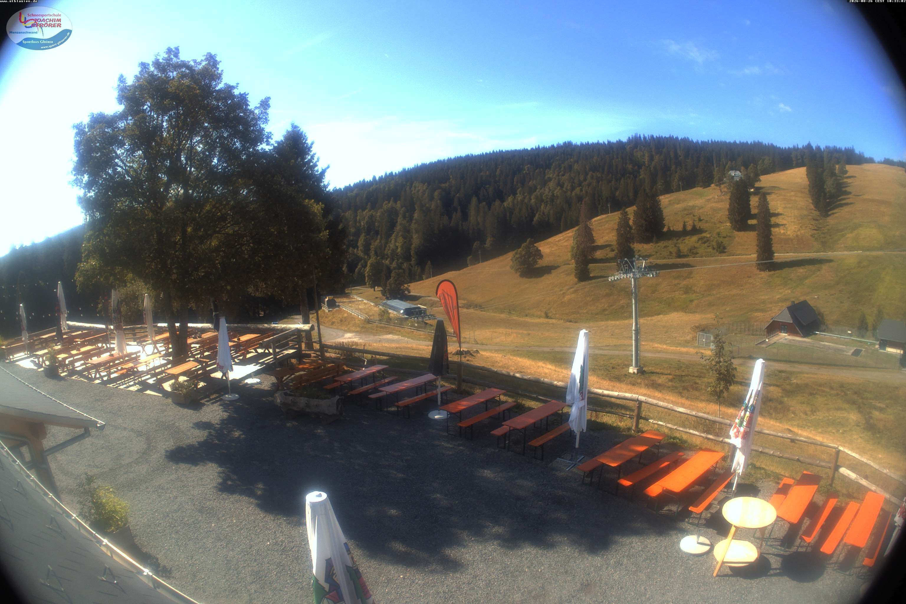 Archived image Webcam Mountain hut Menzenschwand