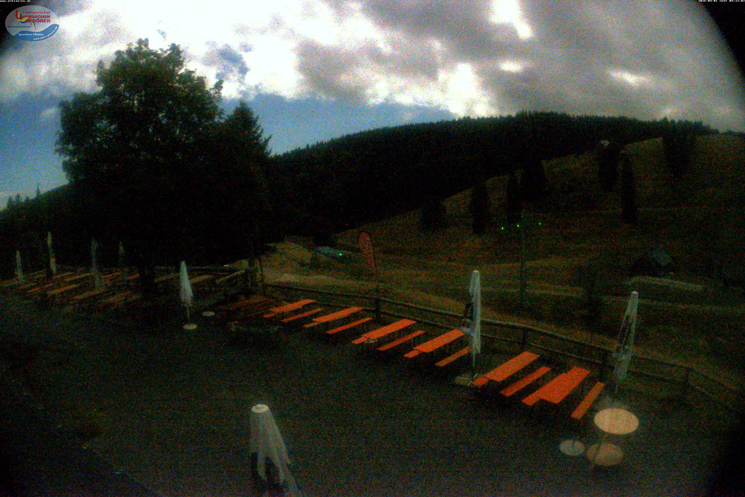 Archiv Foto Webcam Menzenschwander Hütte, Schwarzwald
