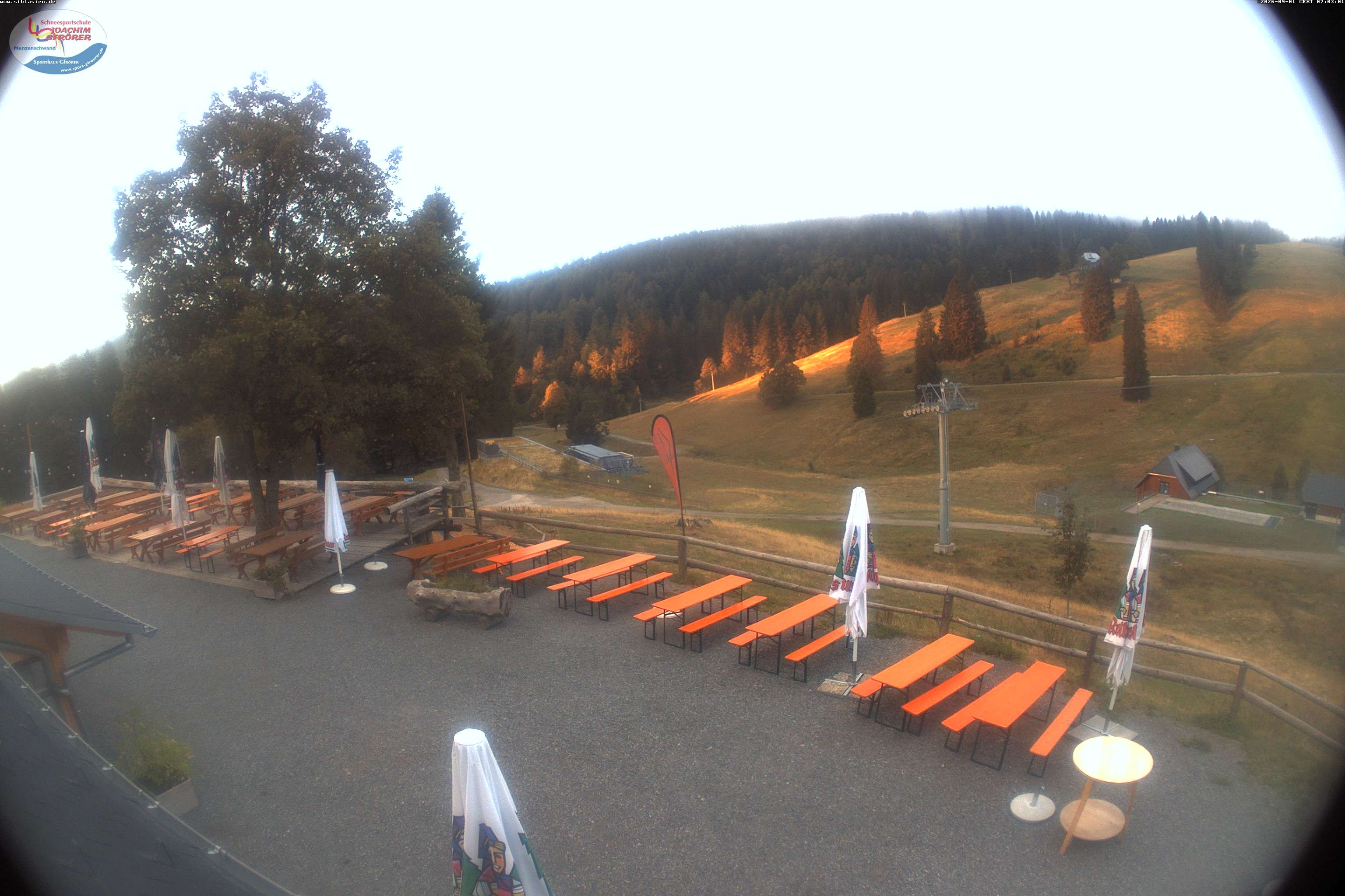Archiv Foto Webcam Menzenschwander Hütte, Schwarzwald