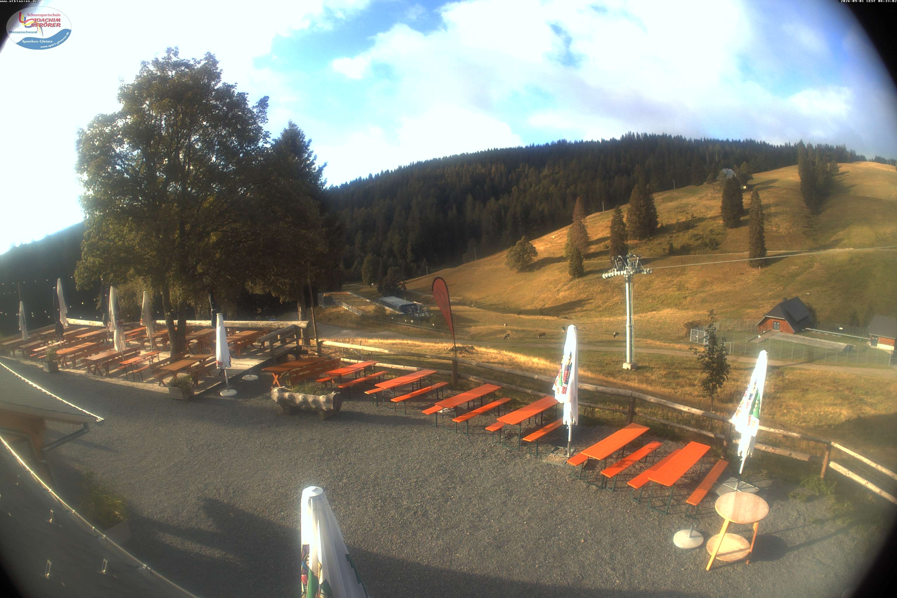 Archiv Foto Webcam Menzenschwander Hütte, Schwarzwald