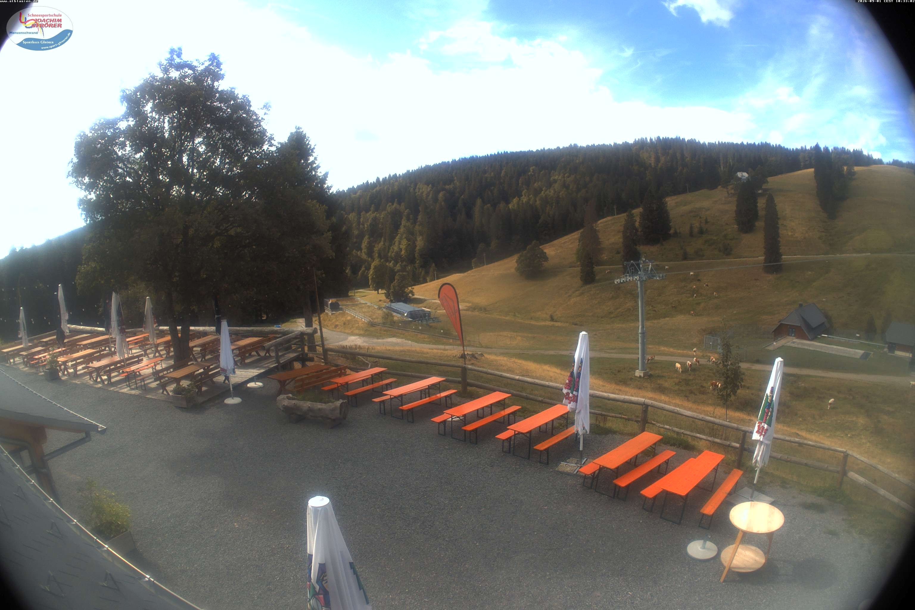 Archiv Foto Webcam Menzenschwander Hütte, Schwarzwald
