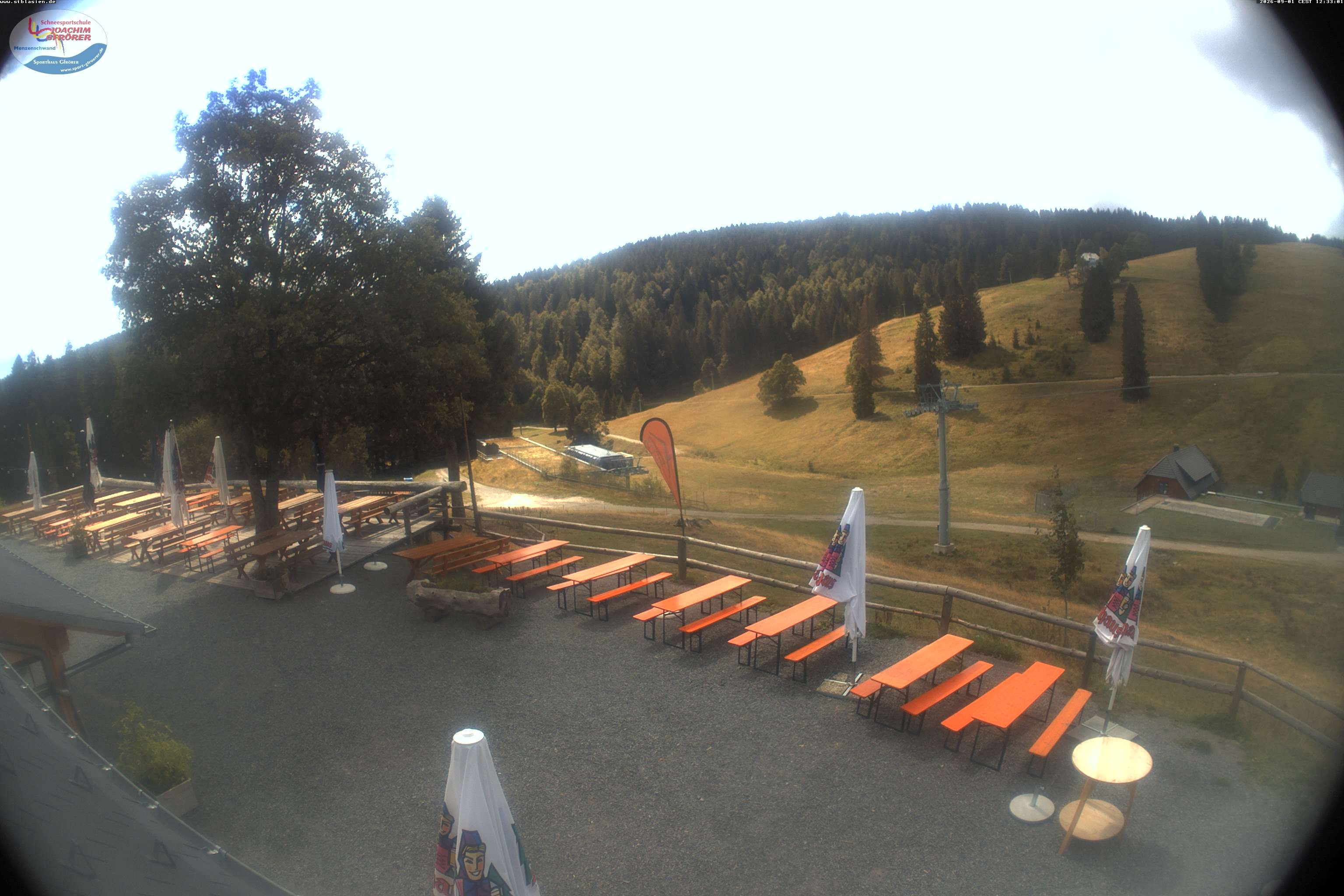 Archiv Foto Webcam Menzenschwander Hütte, Schwarzwald