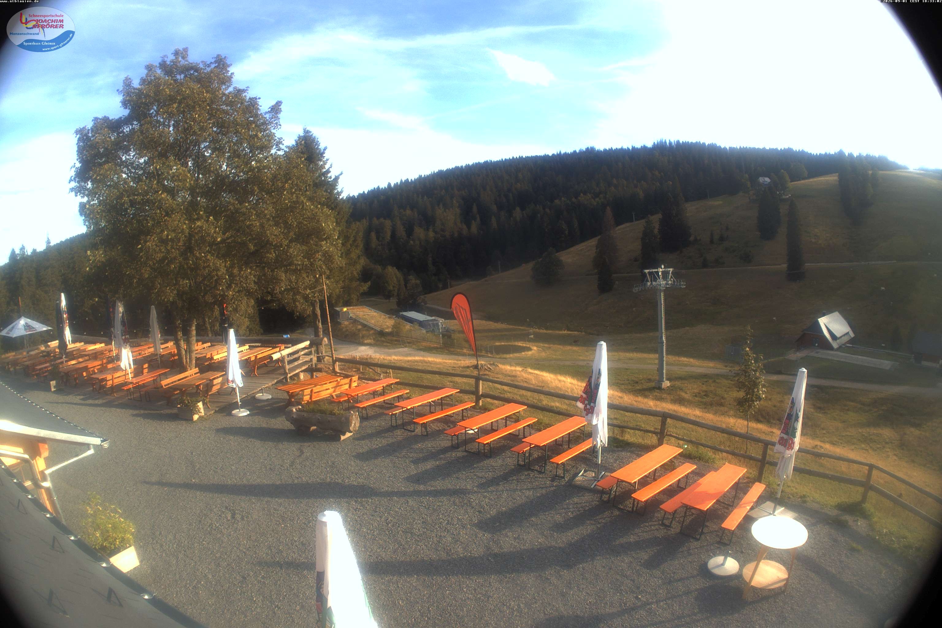Archiv Foto Webcam Menzenschwander Hütte, Schwarzwald