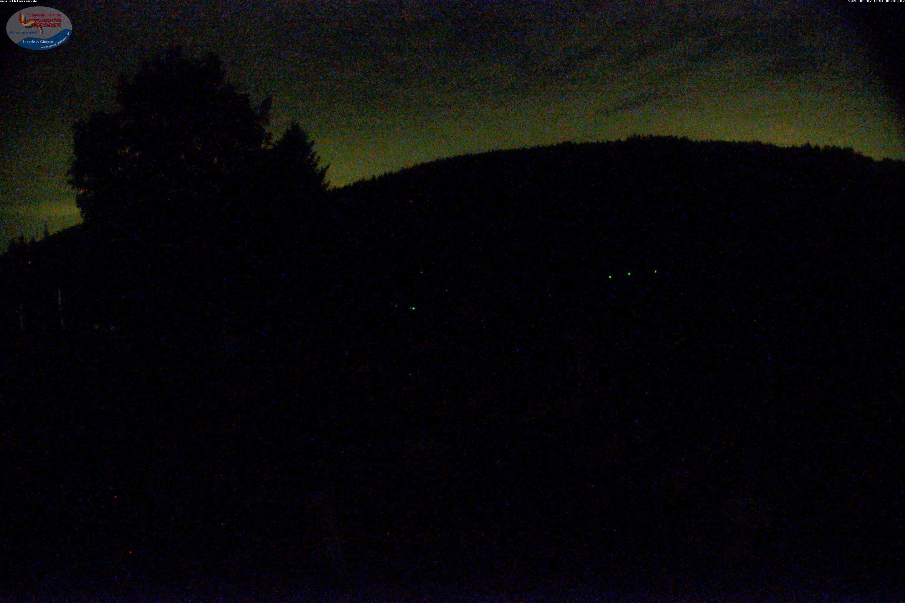 Archiv Foto Webcam Menzenschwander Hütte, Schwarzwald