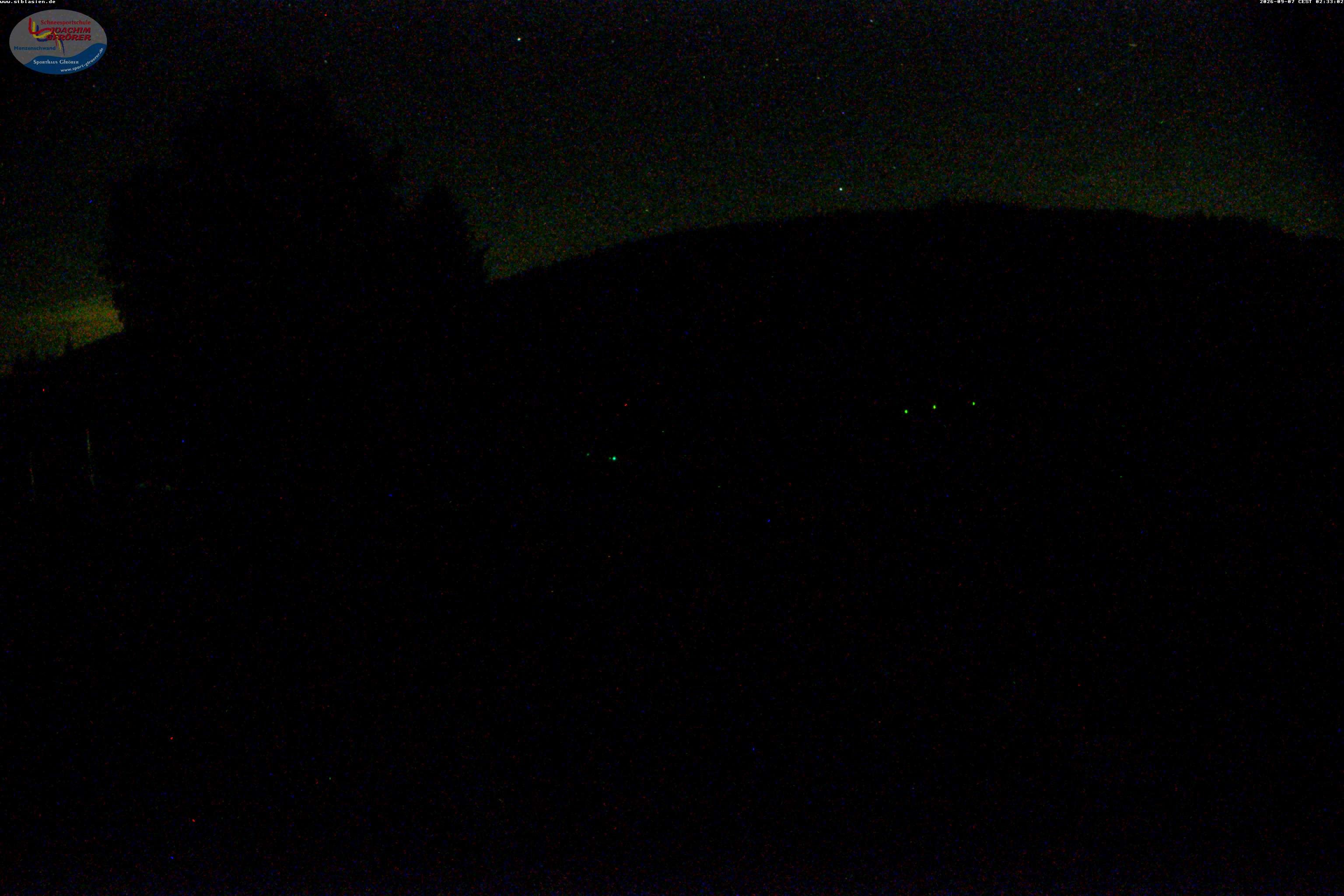 Archiv Foto Webcam Menzenschwander Hütte, Schwarzwald