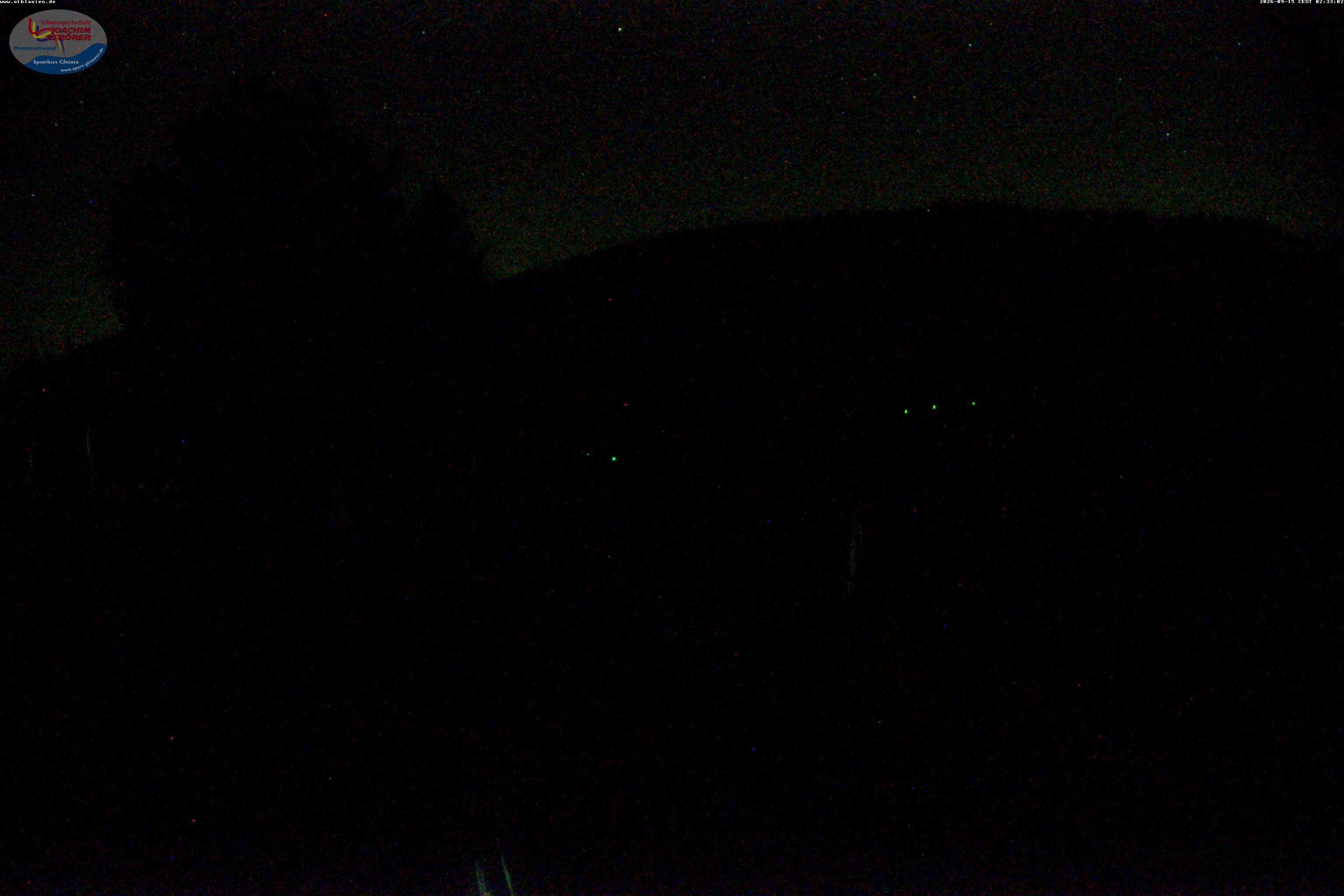 Archiv Foto Webcam Menzenschwander Hütte, Schwarzwald