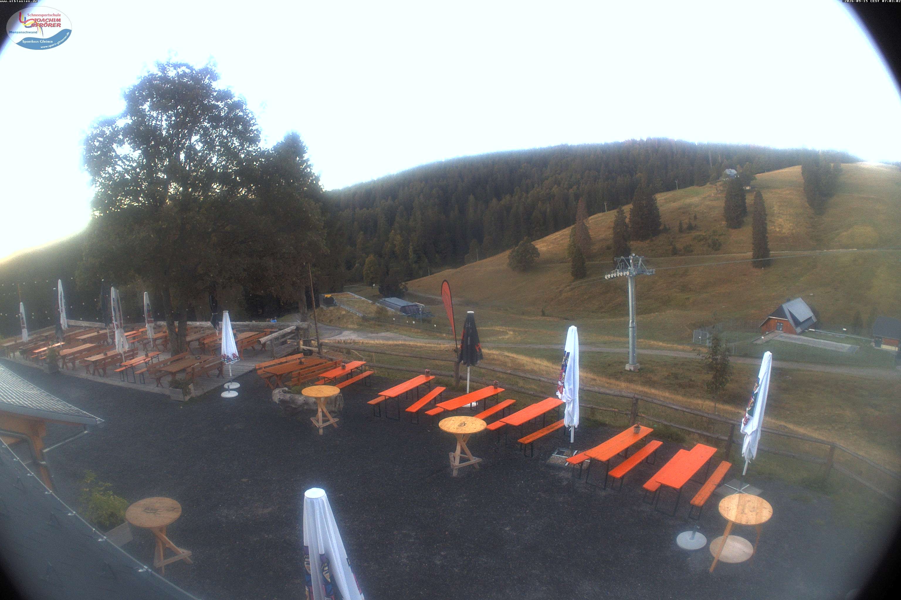 Archiv Foto Webcam Menzenschwander Hütte, Schwarzwald