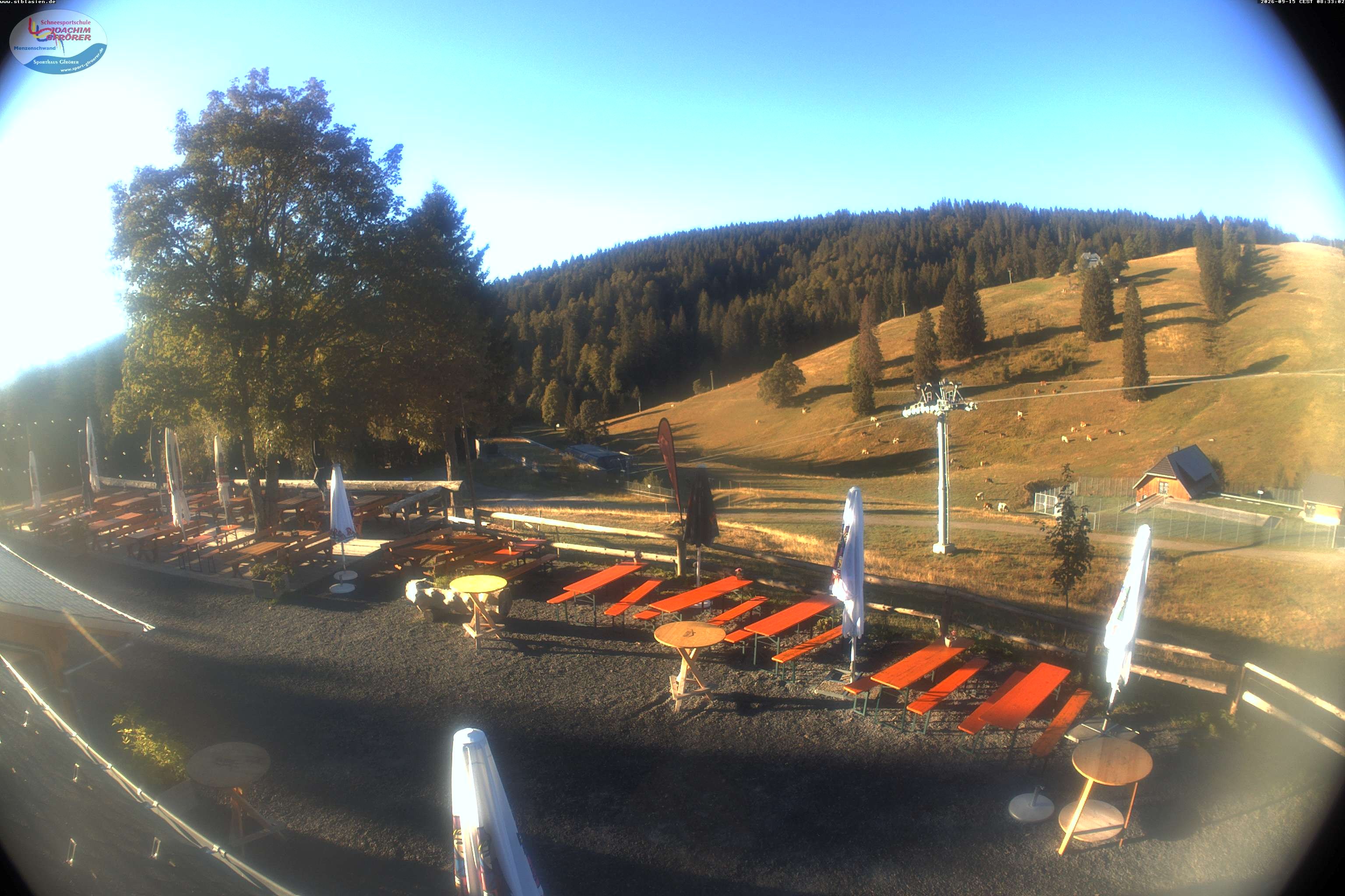 Archiv Foto Webcam Menzenschwander Hütte, Schwarzwald