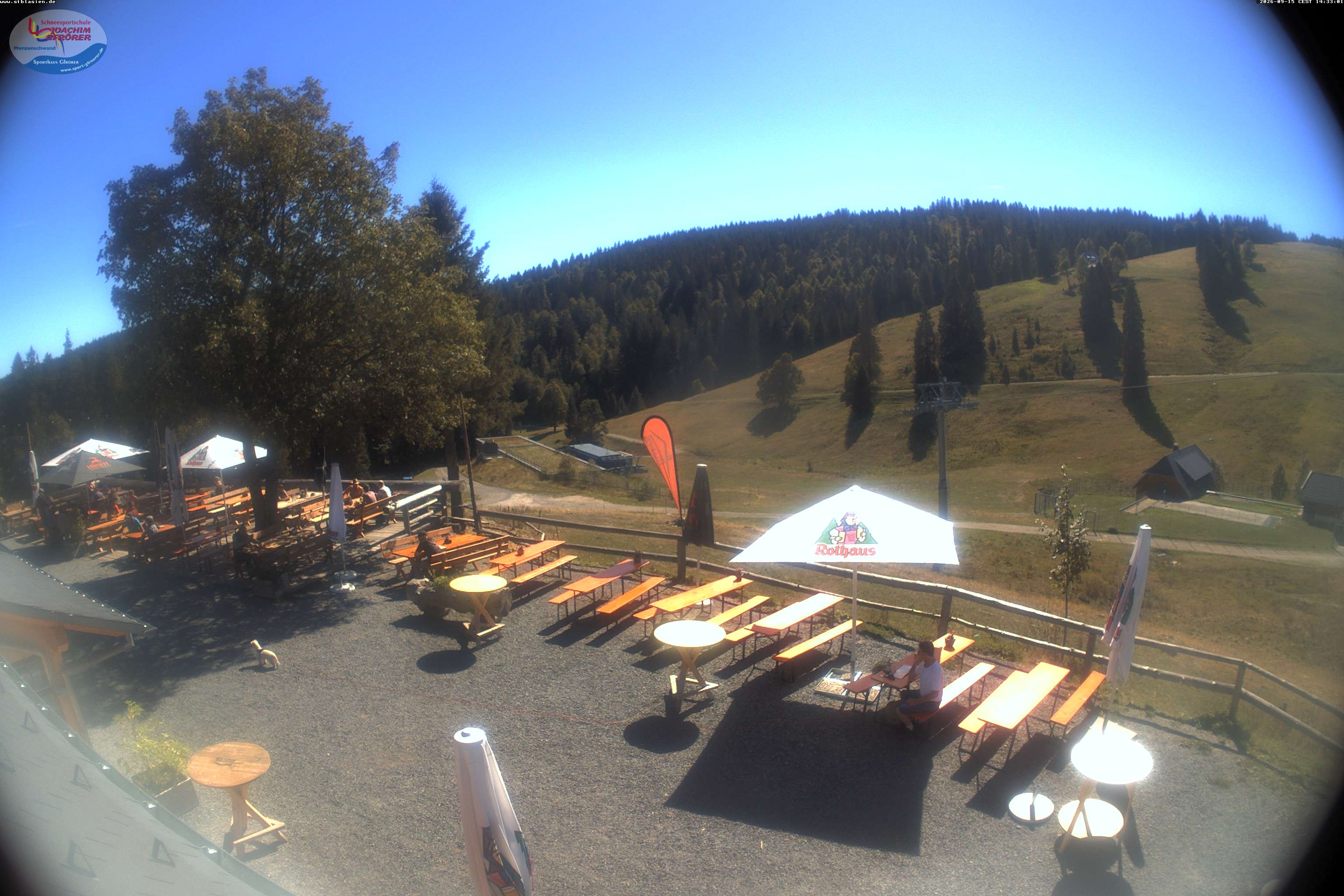Archiv Foto Webcam Menzenschwander Hütte, Schwarzwald