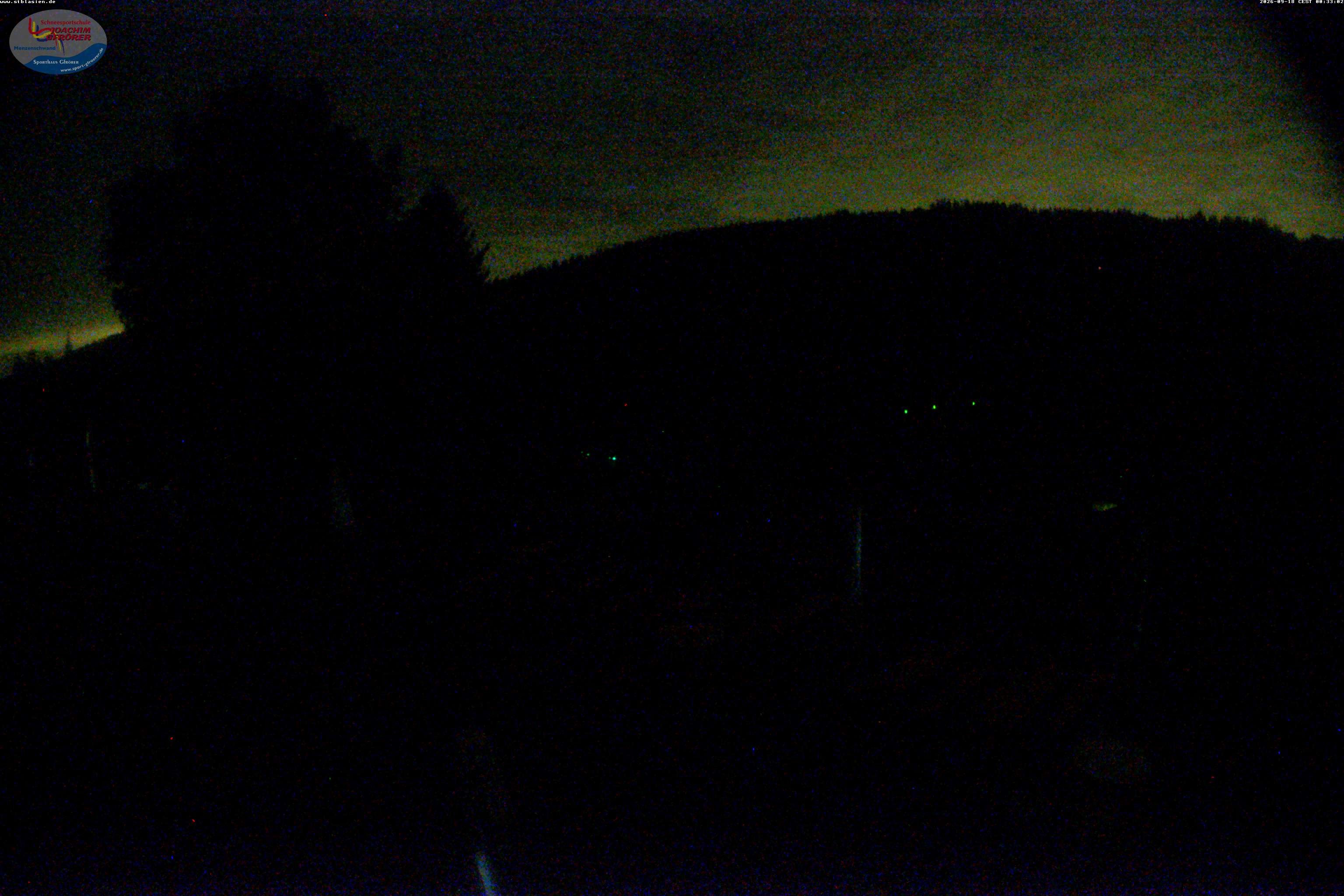 Archiv Foto Webcam Menzenschwander Hütte, Schwarzwald