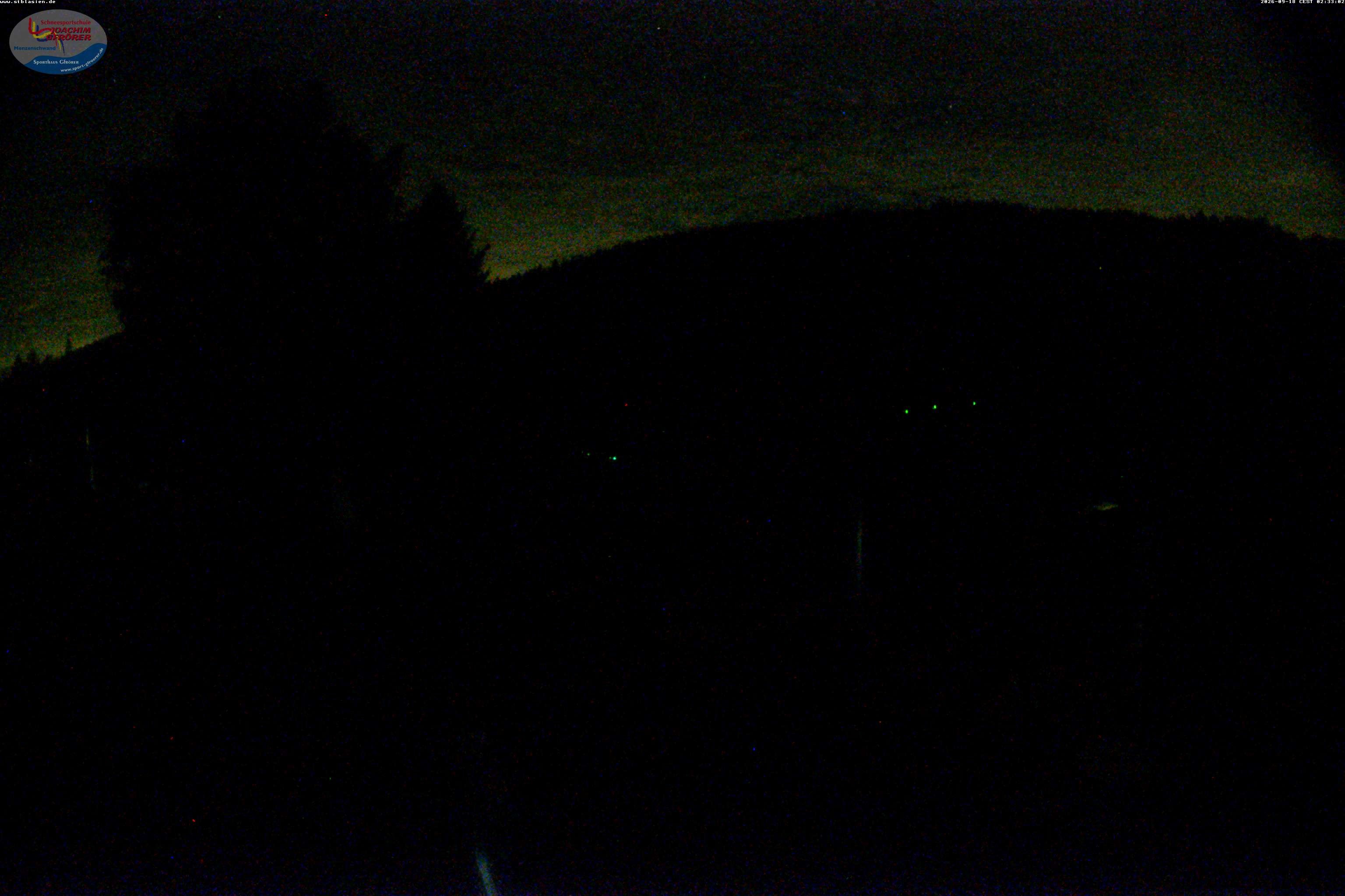 Archiv Foto Webcam Menzenschwander Hütte, Schwarzwald