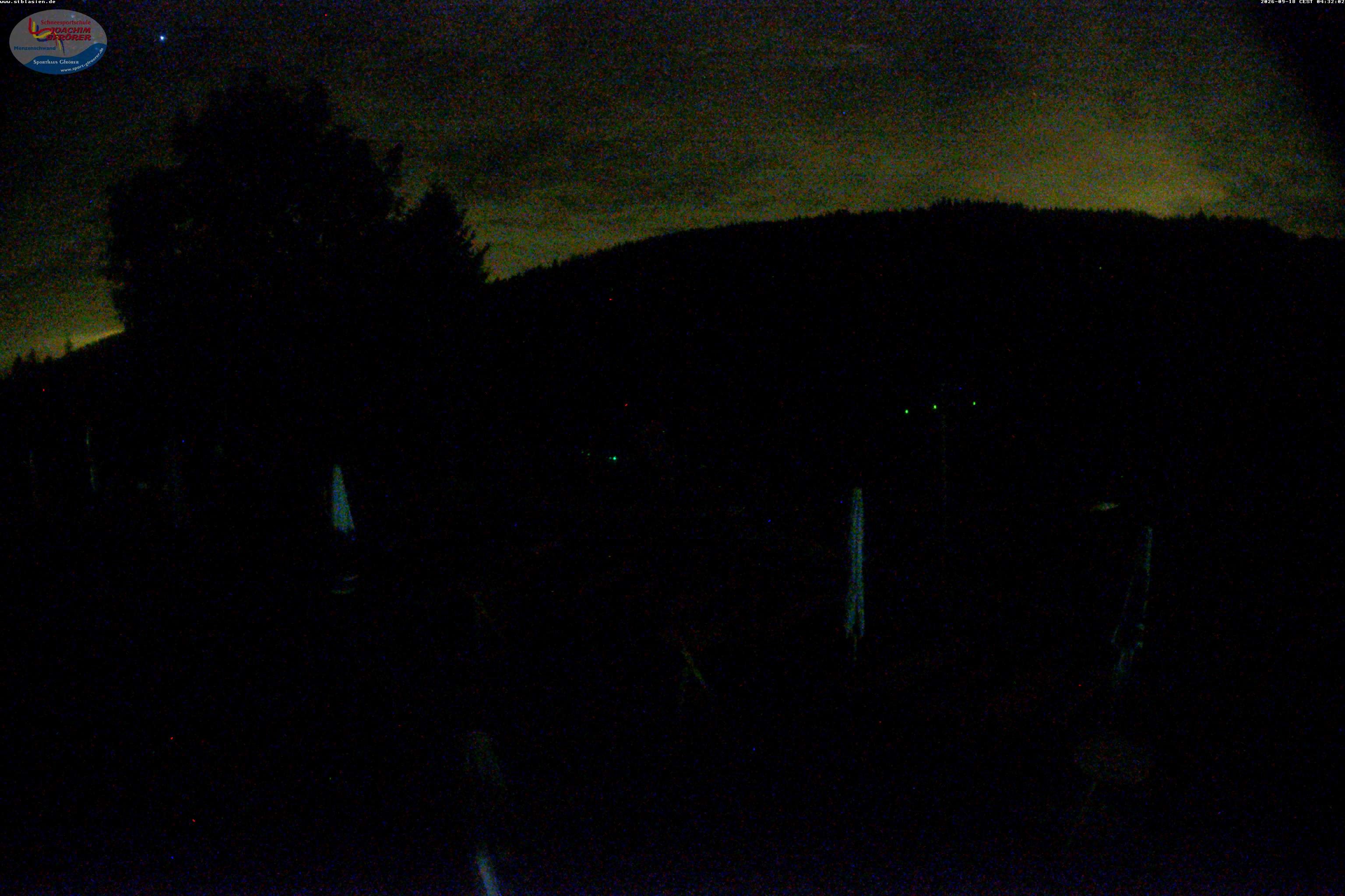 Archiv Foto Webcam Menzenschwander Hütte, Schwarzwald