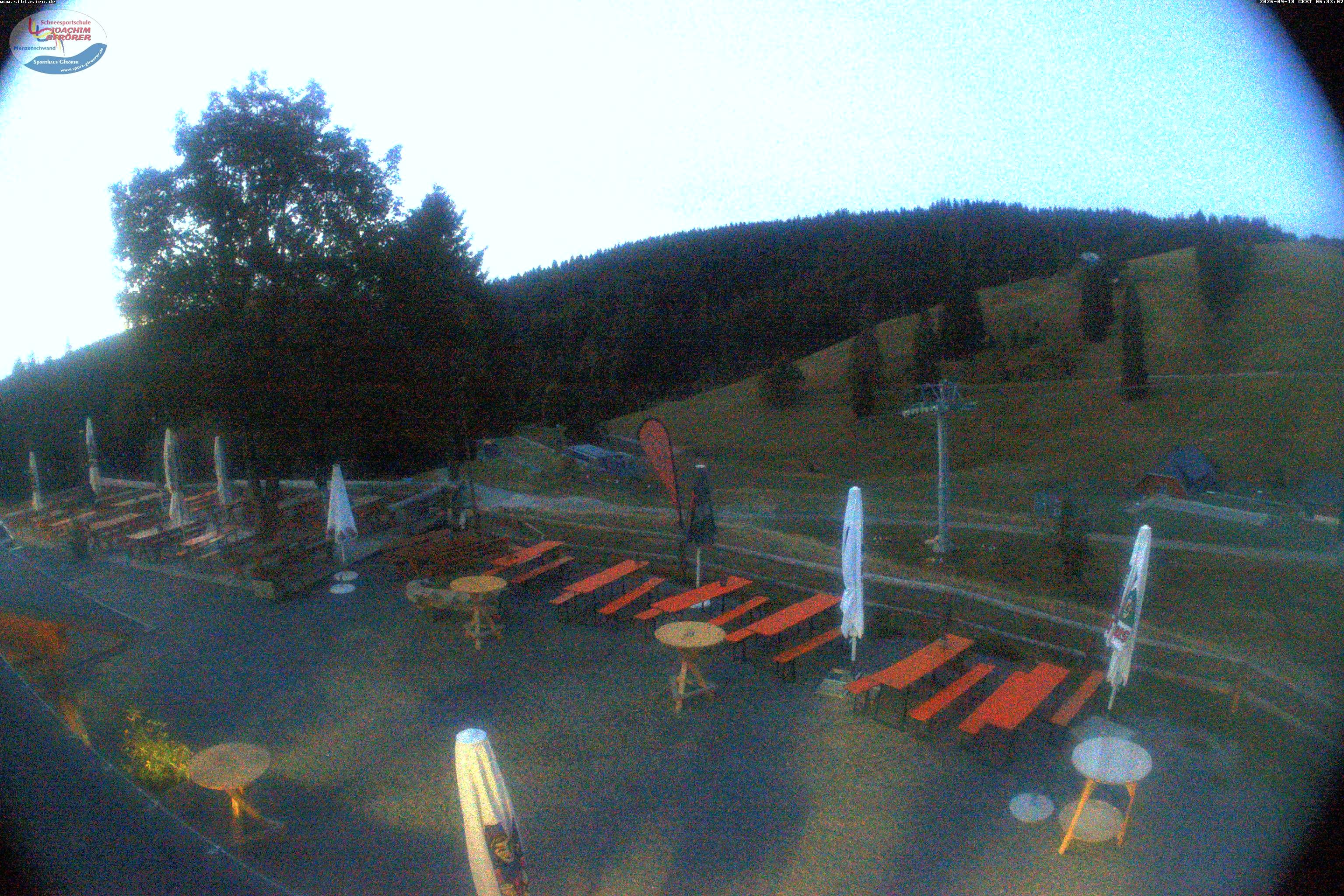 Archiv Foto Webcam Menzenschwander Hütte, Schwarzwald