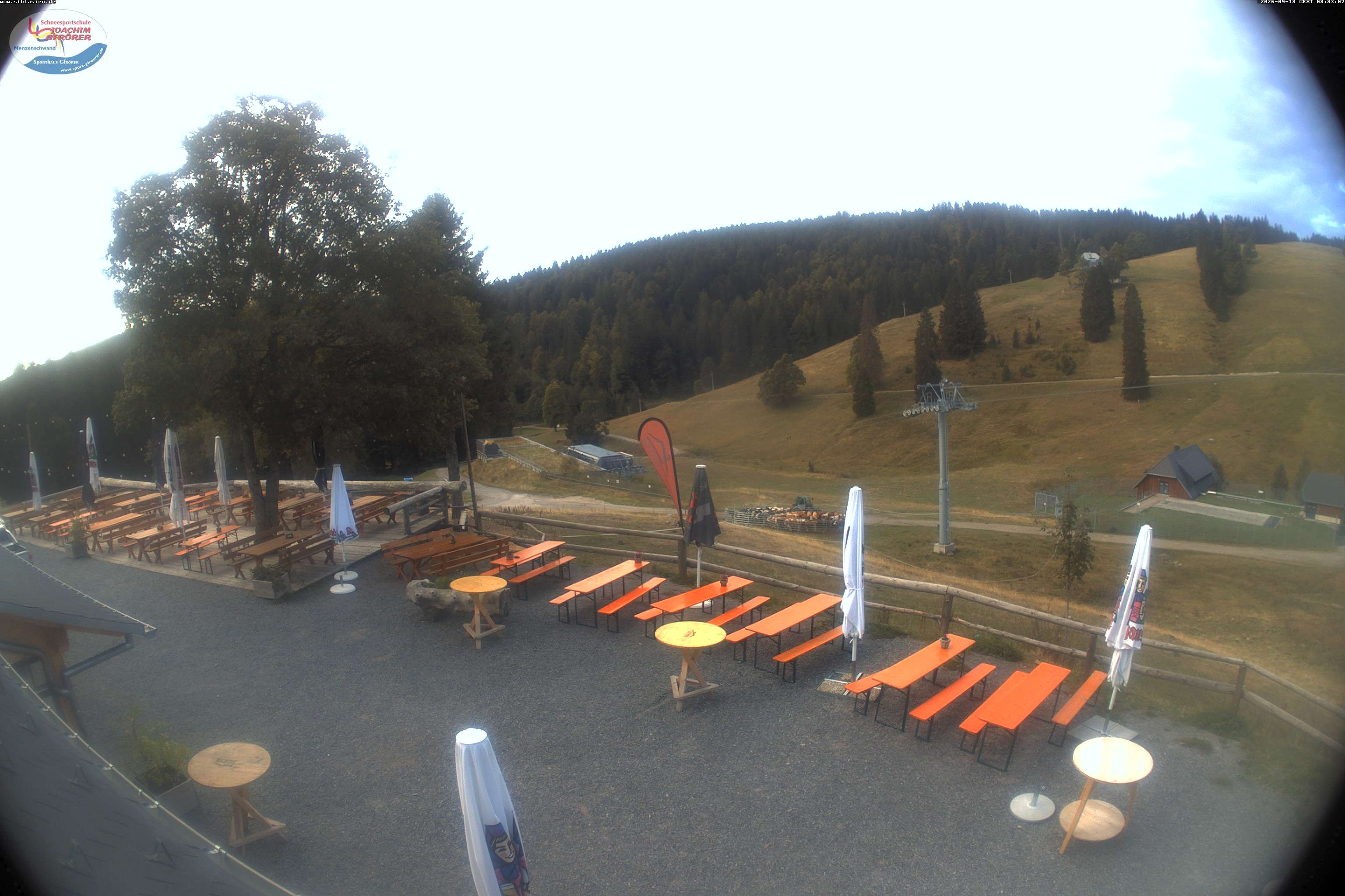 Archiv Foto Webcam Menzenschwander Hütte, Schwarzwald