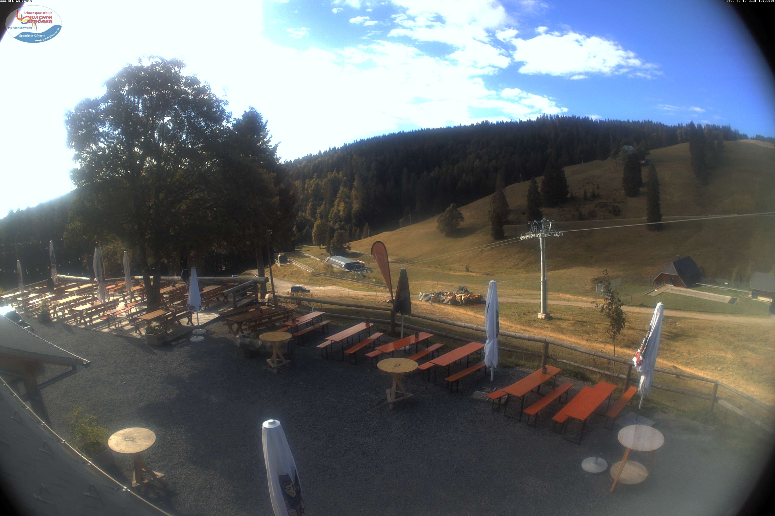 Archiv Foto Webcam Menzenschwander Hütte, Schwarzwald