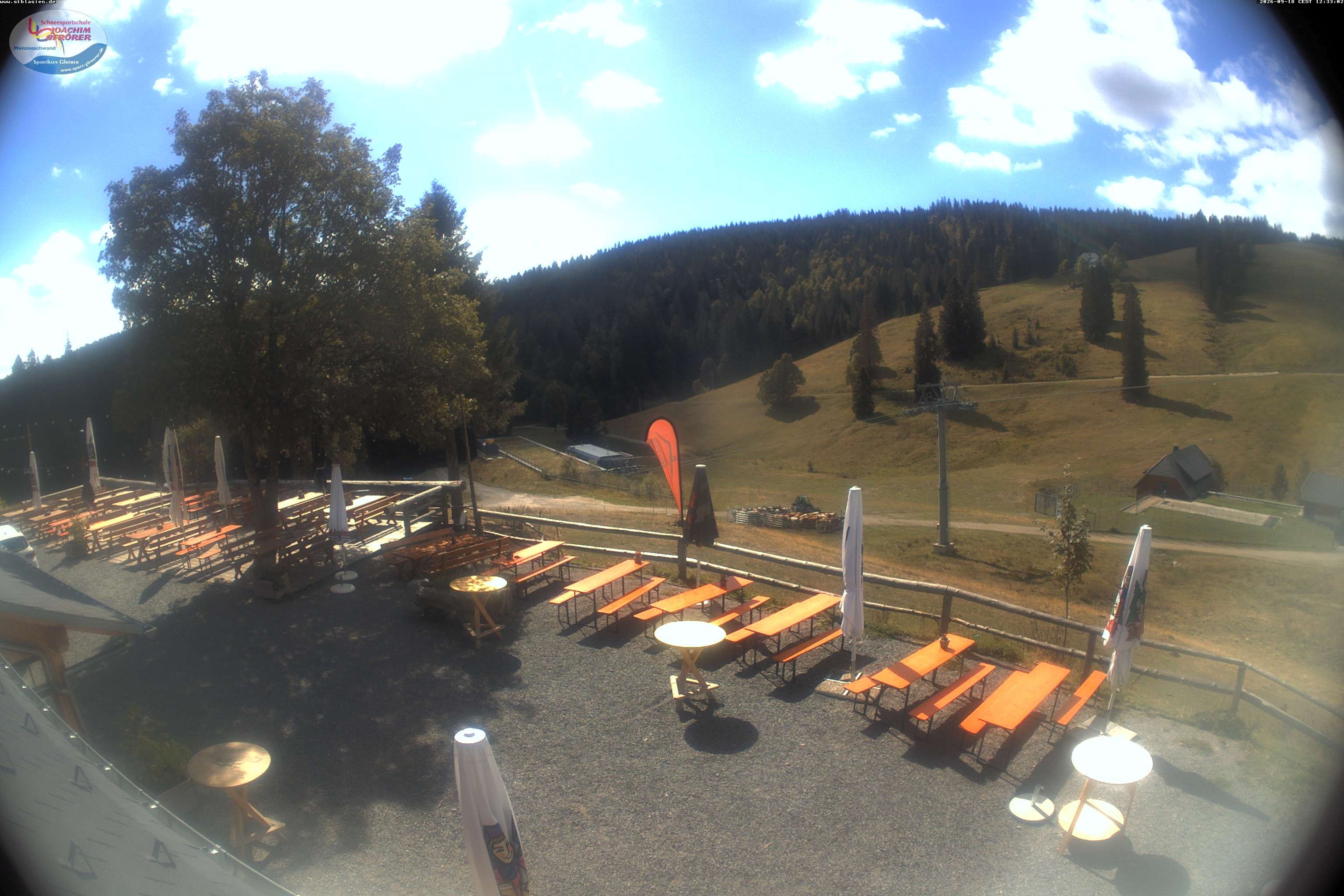 Archiv Foto Webcam Menzenschwander Hütte, Schwarzwald