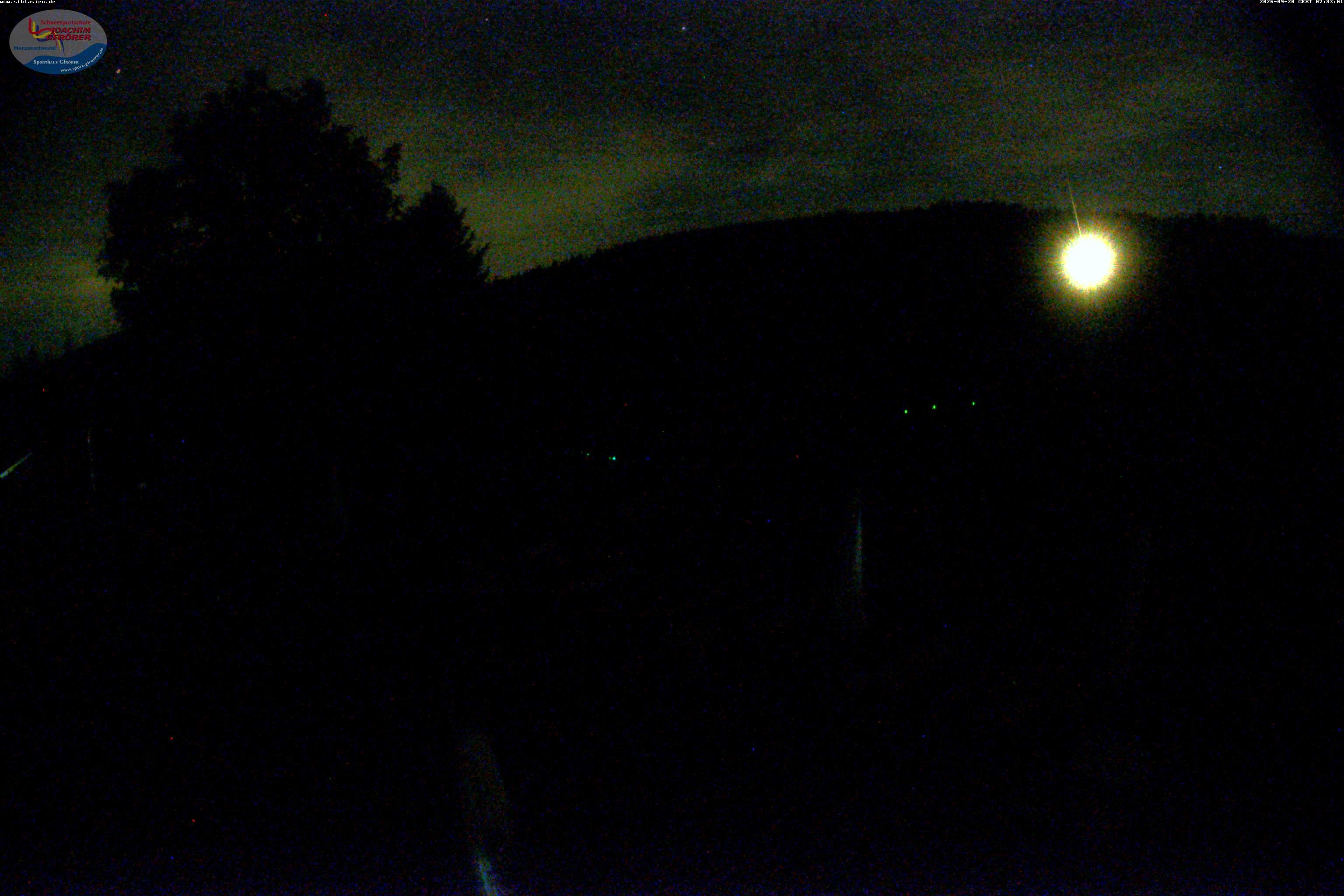 Archiv Foto Webcam Menzenschwander Hütte, Schwarzwald