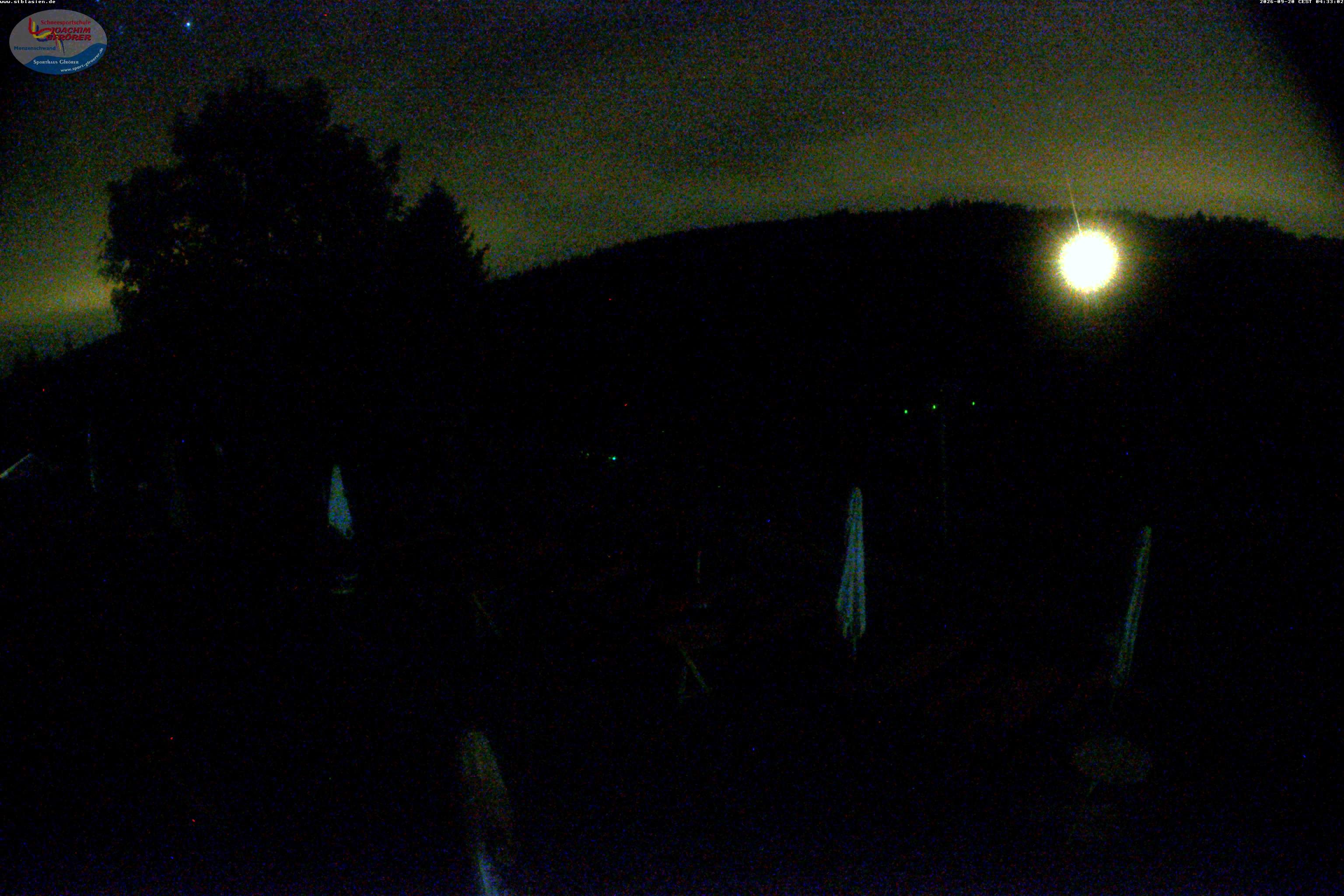 Archiv Foto Webcam Menzenschwander Hütte, Schwarzwald