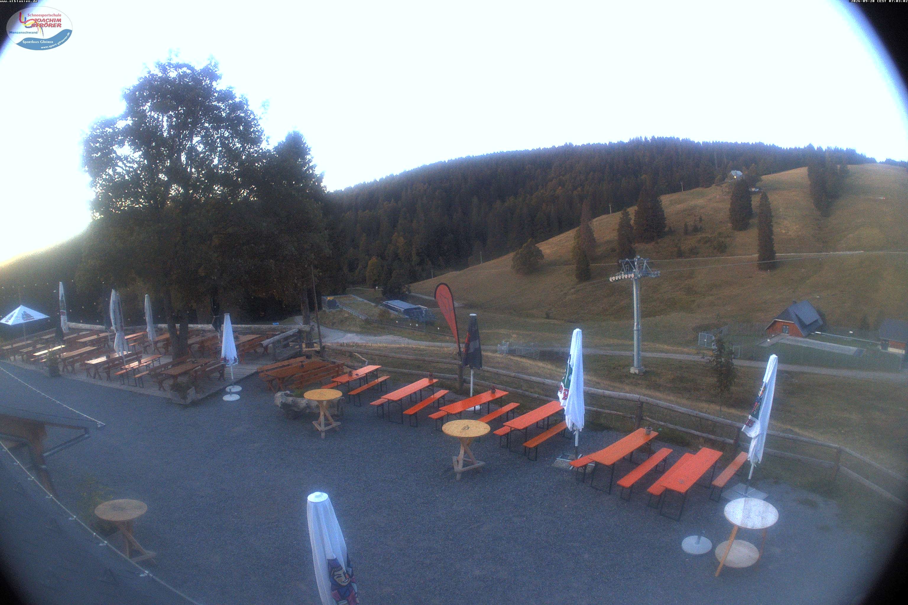 Archiv Foto Webcam Menzenschwander Hütte, Schwarzwald