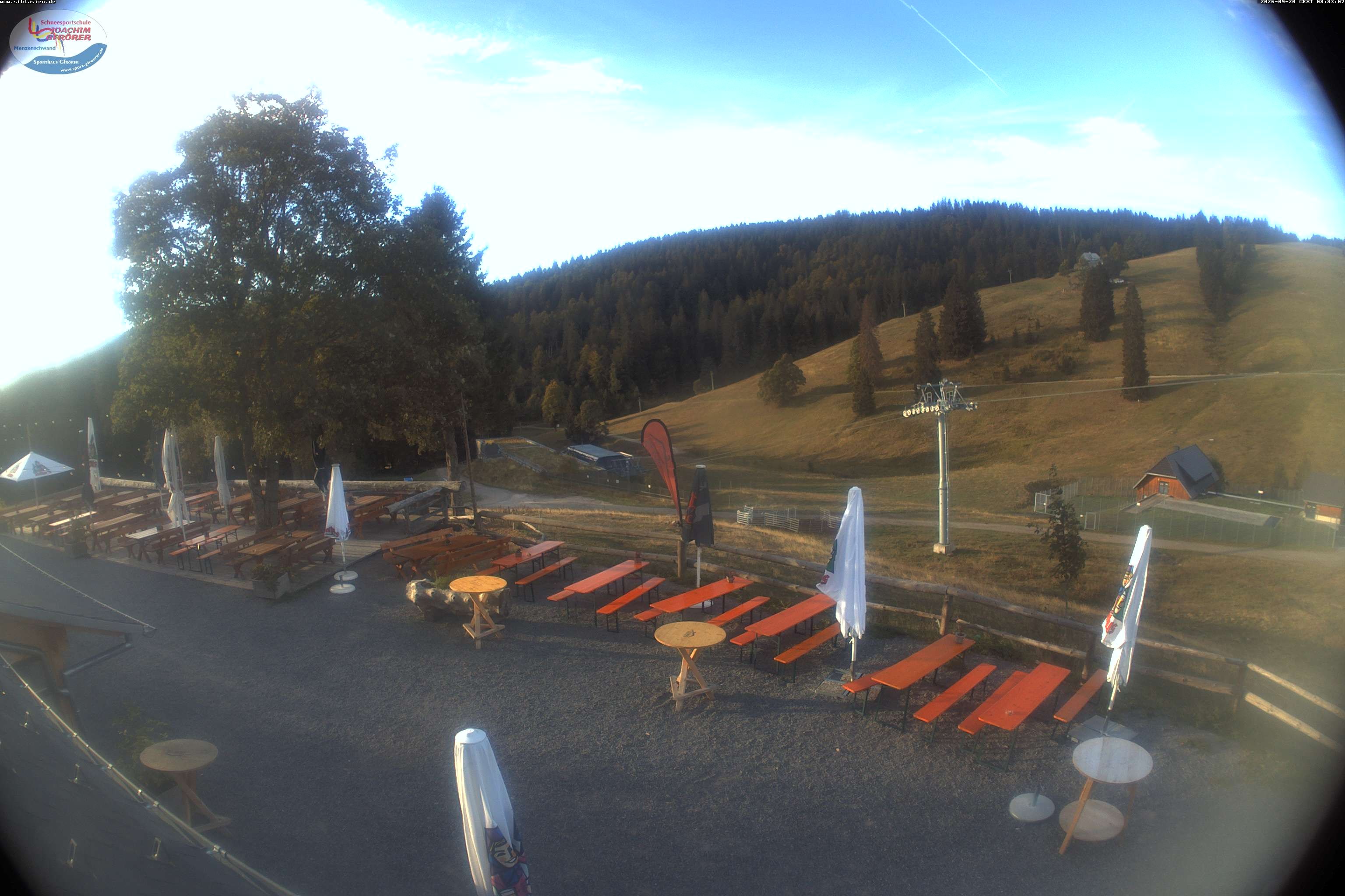 Archiv Foto Webcam Menzenschwander Hütte, Schwarzwald