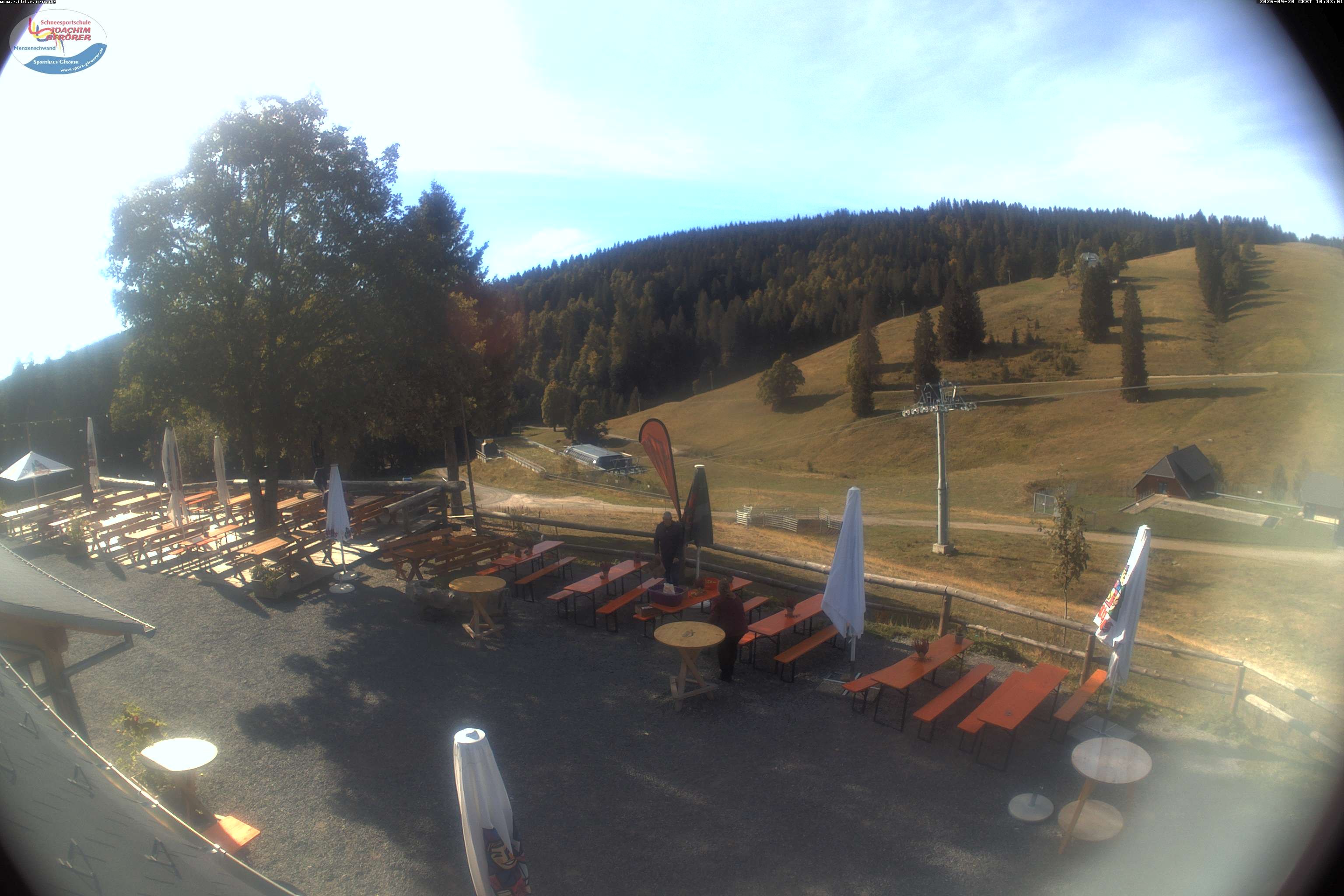 Archiv Foto Webcam Menzenschwander Hütte, Schwarzwald
