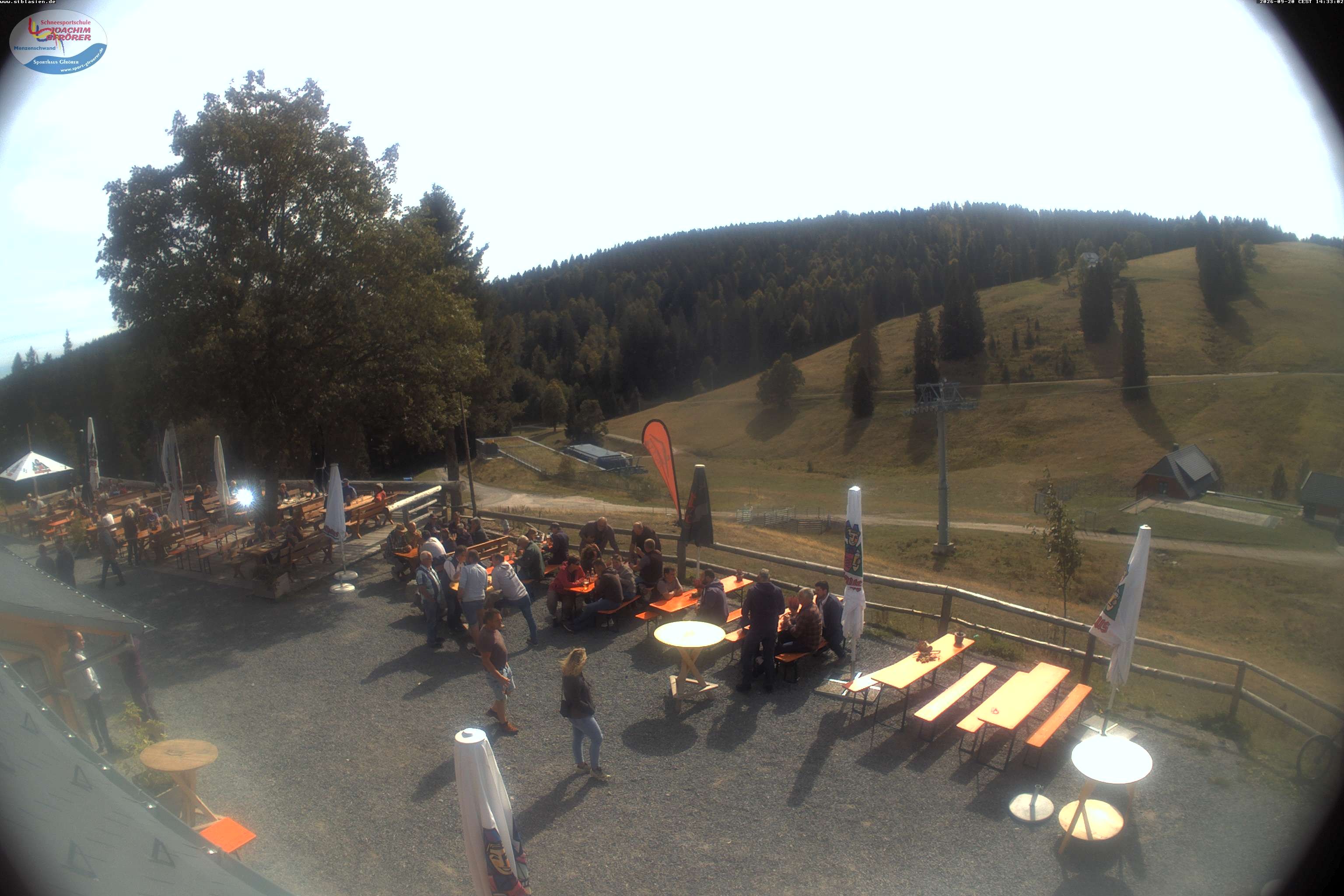 Archiv Foto Webcam Menzenschwander Hütte, Schwarzwald