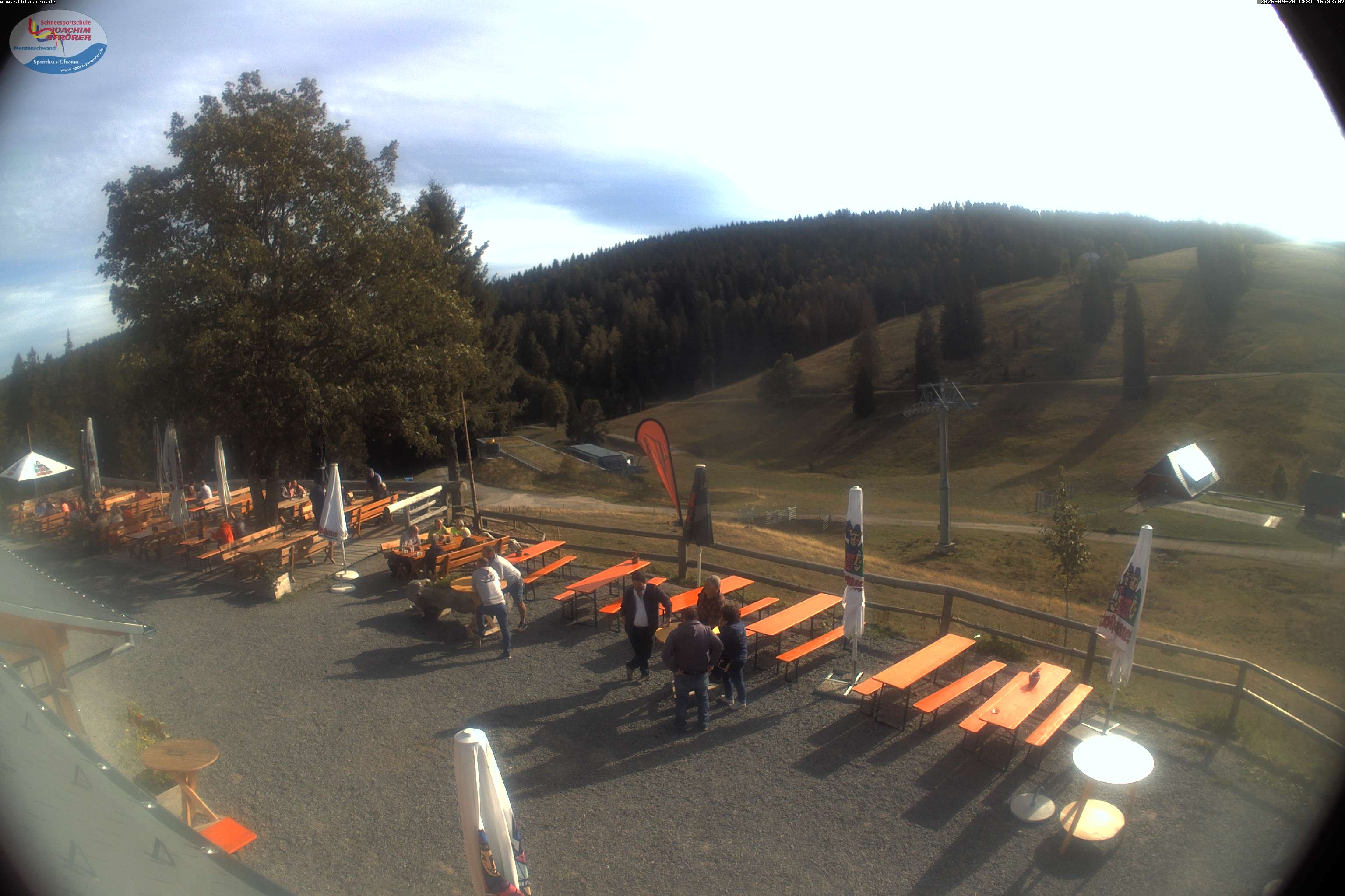Archiv Foto Webcam Menzenschwander Hütte, Schwarzwald