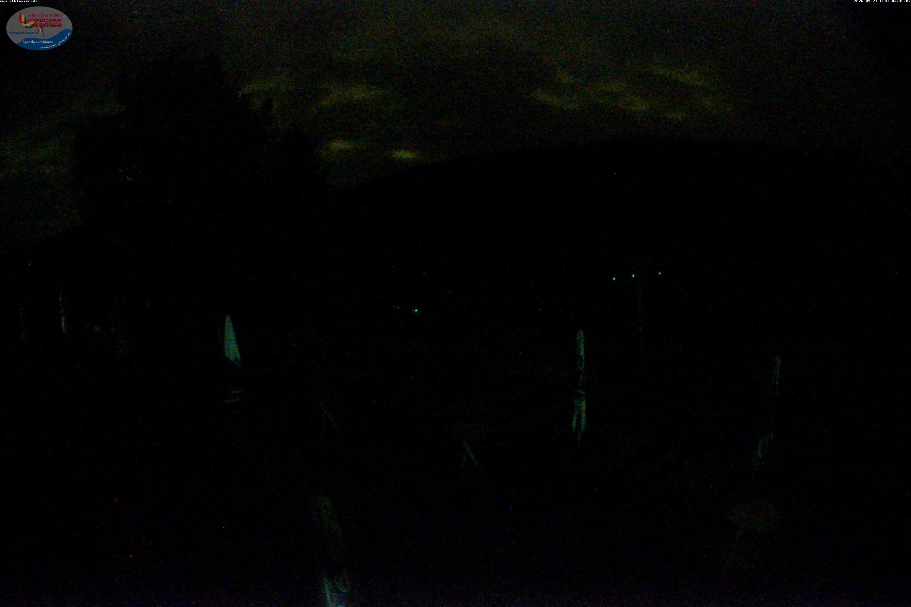 Archiv Foto Webcam Menzenschwander Hütte, Schwarzwald