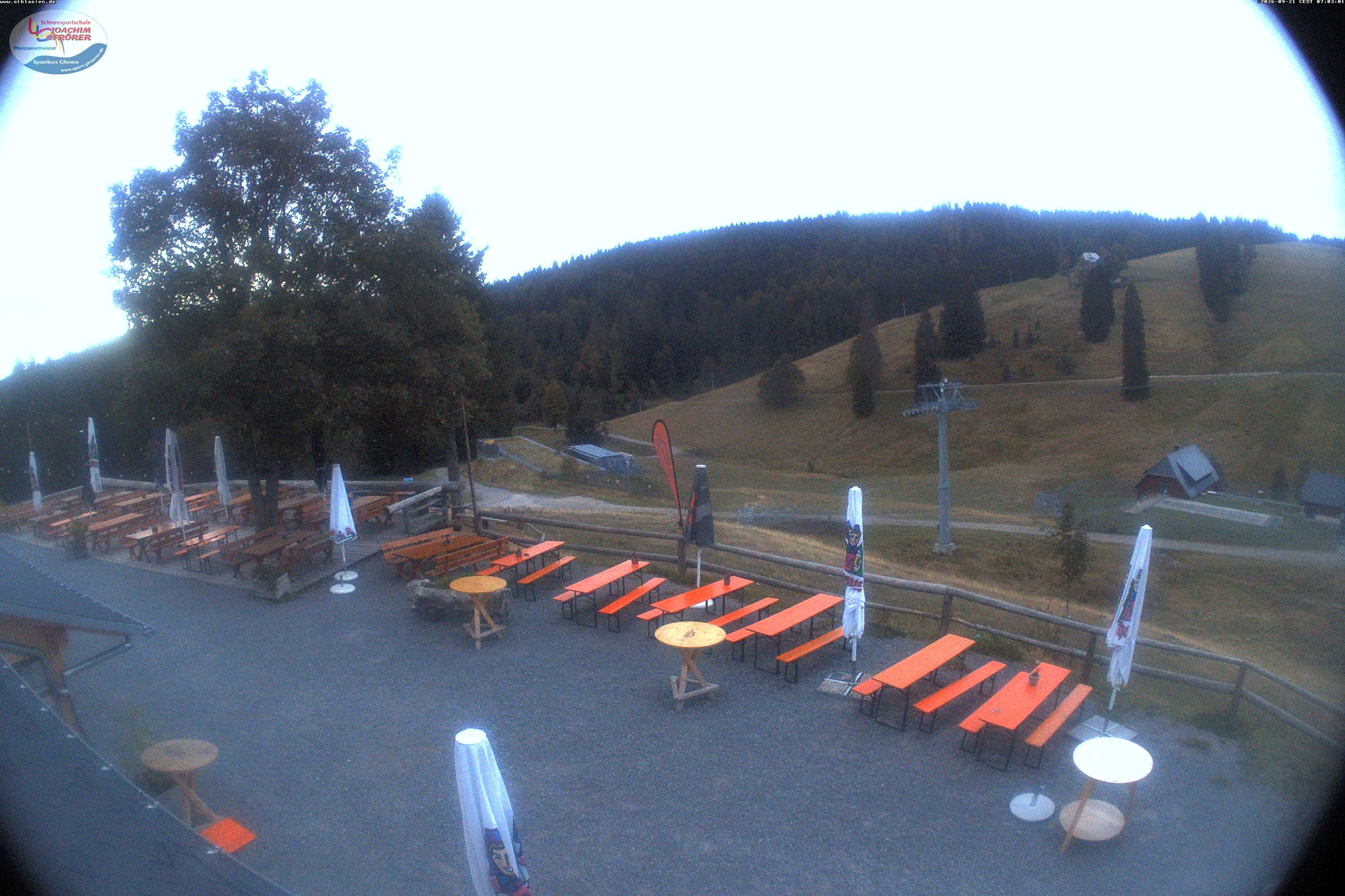Archiv Foto Webcam Menzenschwander Hütte, Schwarzwald