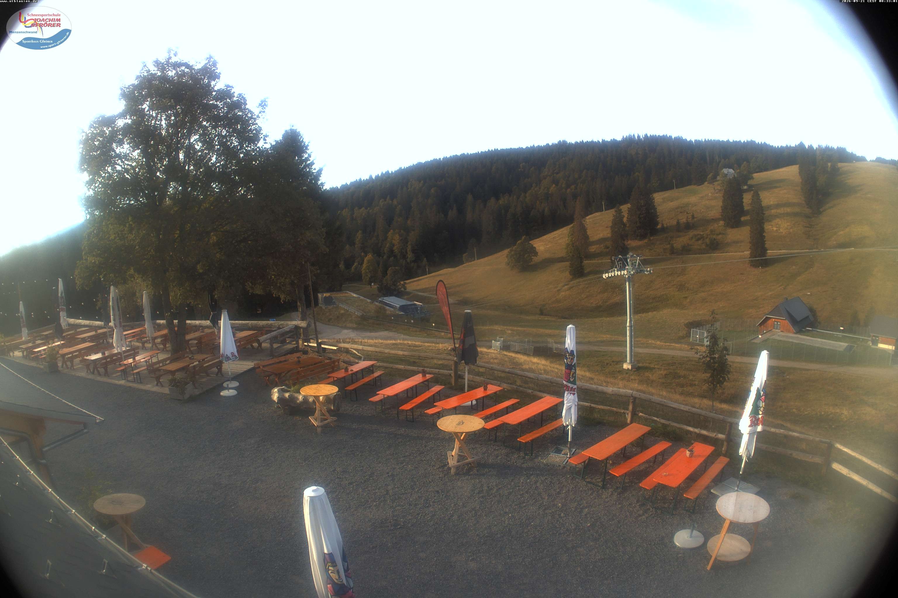 Archiv Foto Webcam Menzenschwander Hütte, Schwarzwald