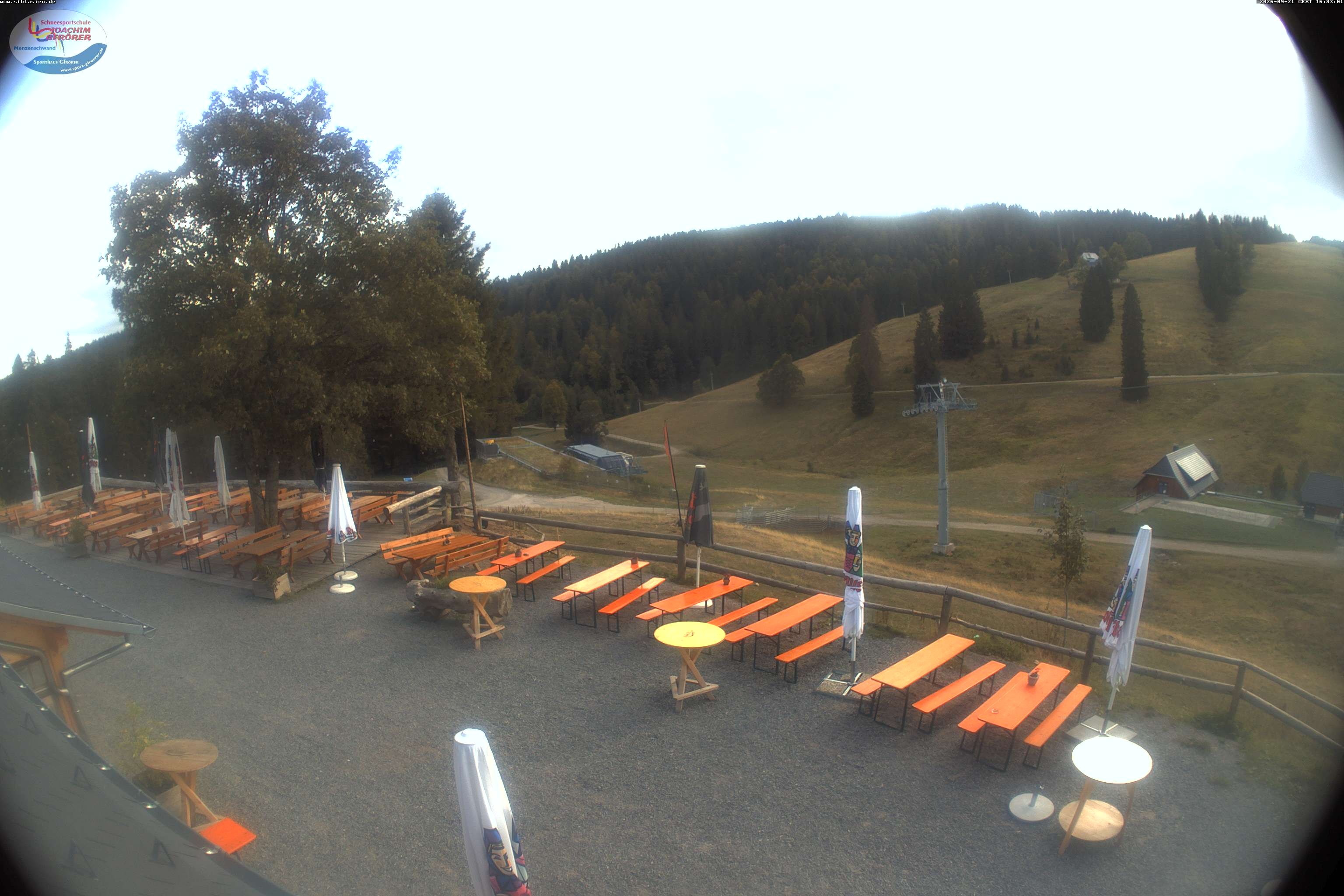 Archiv Foto Webcam Menzenschwander Hütte, Schwarzwald