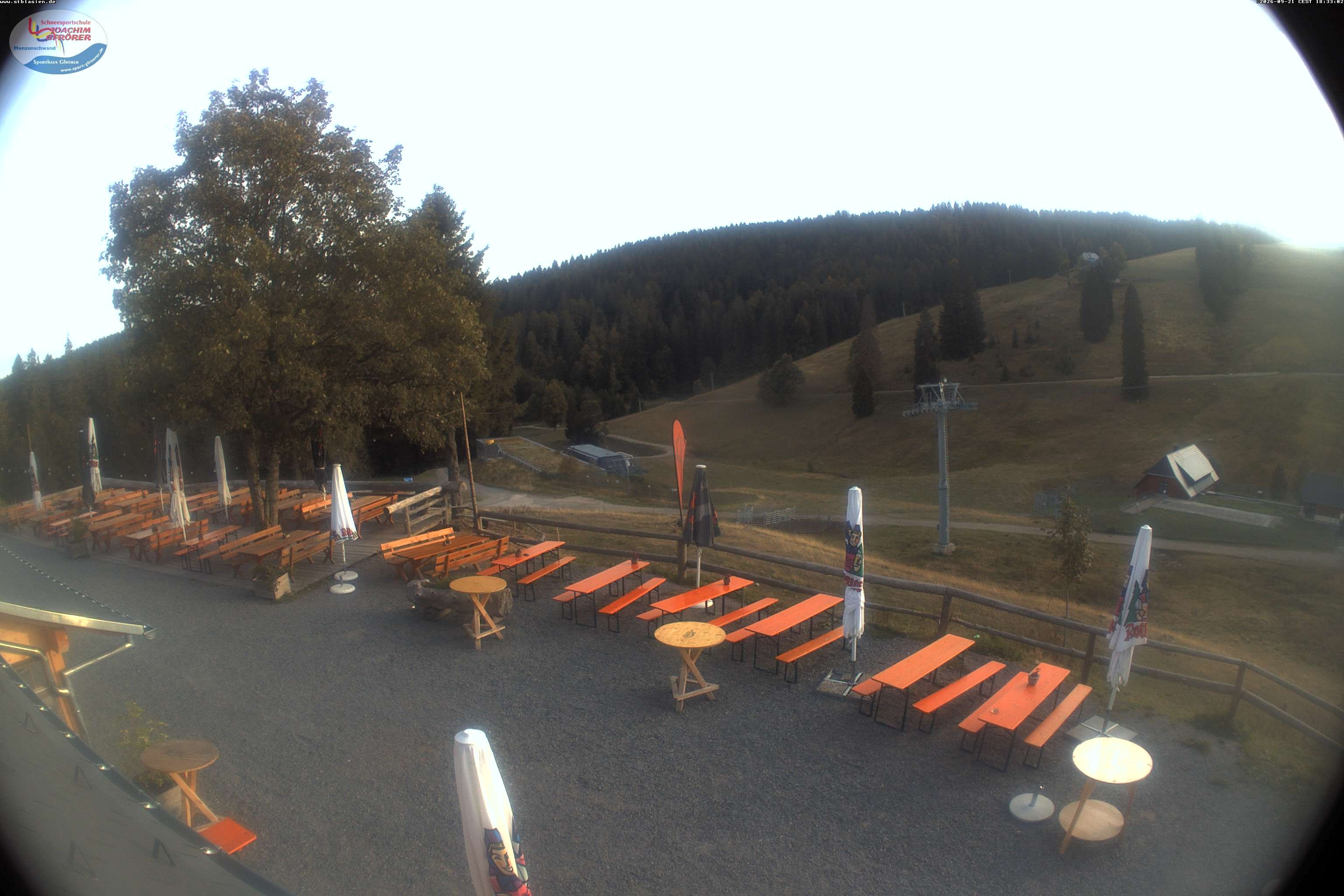 Archiv Foto Webcam Menzenschwander Hütte, Schwarzwald